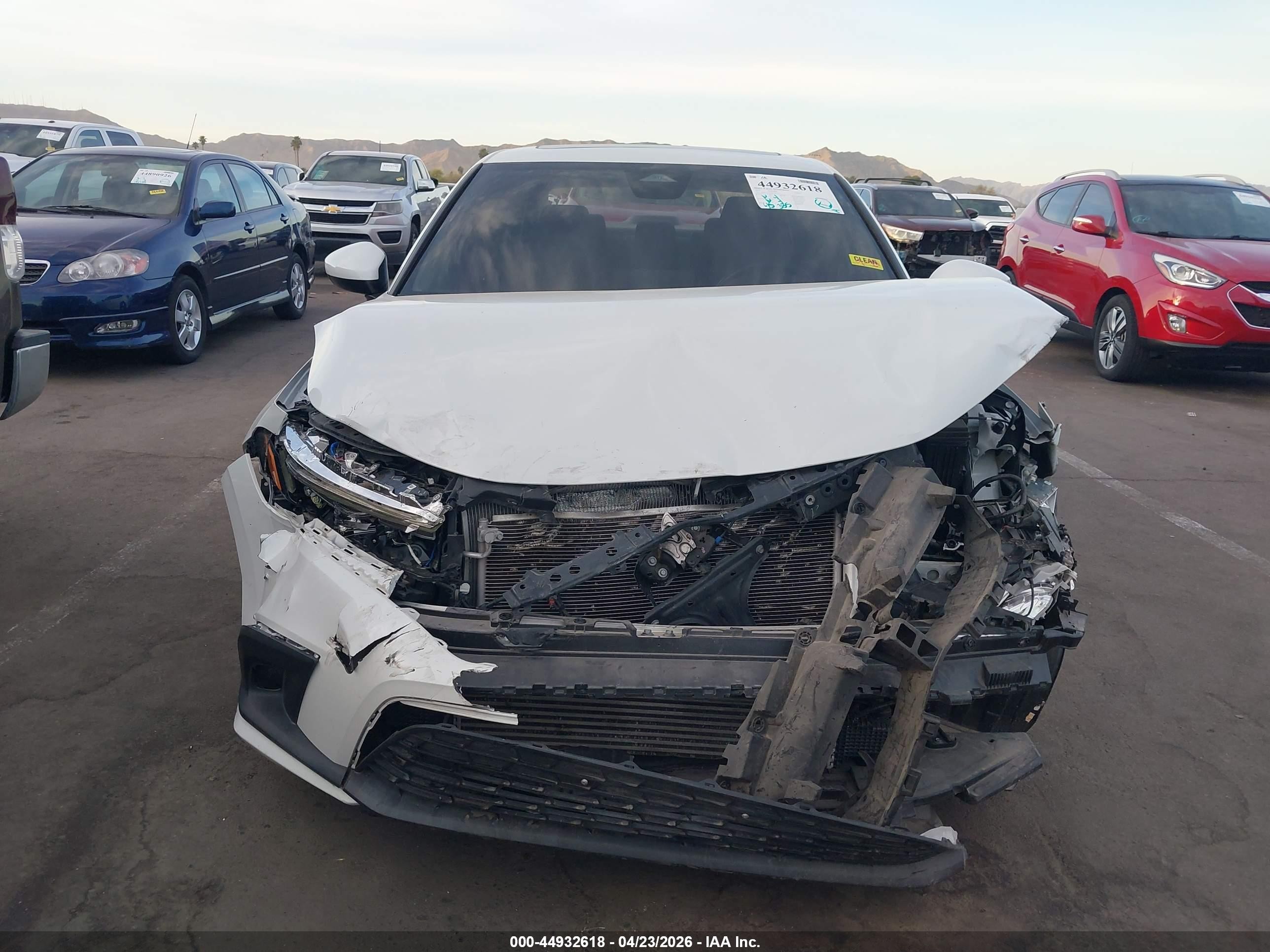 2022 Honda Civic Ex White vin: 2HGFE1F75NH319579