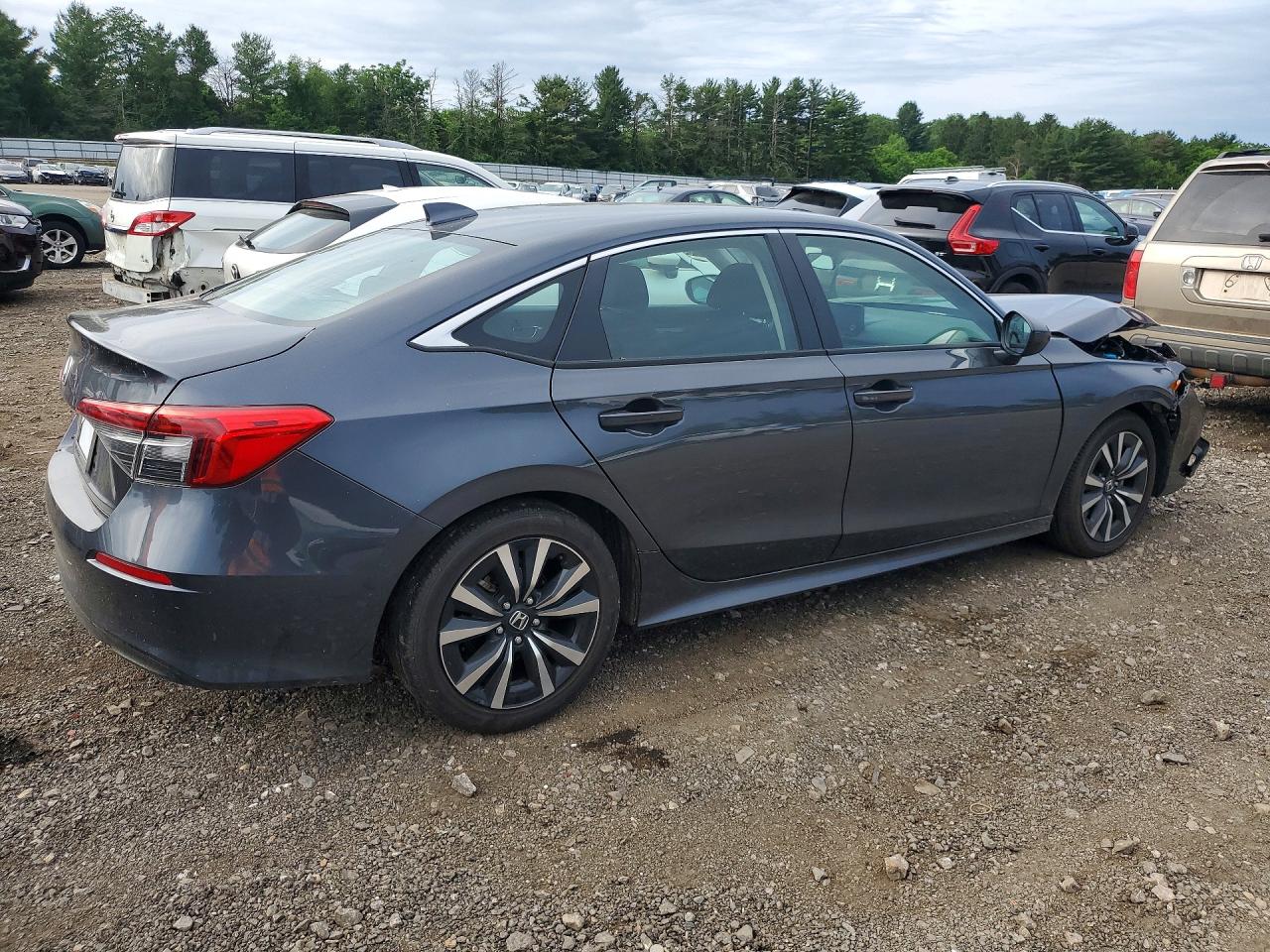 2024 Honda Civic Ex Gray vin: 2HGFE1F75RH318504