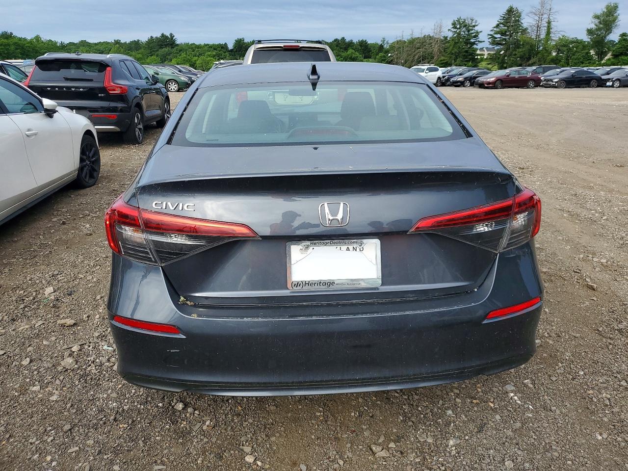 2024 Honda Civic Ex Gray vin: 2HGFE1F75RH318504