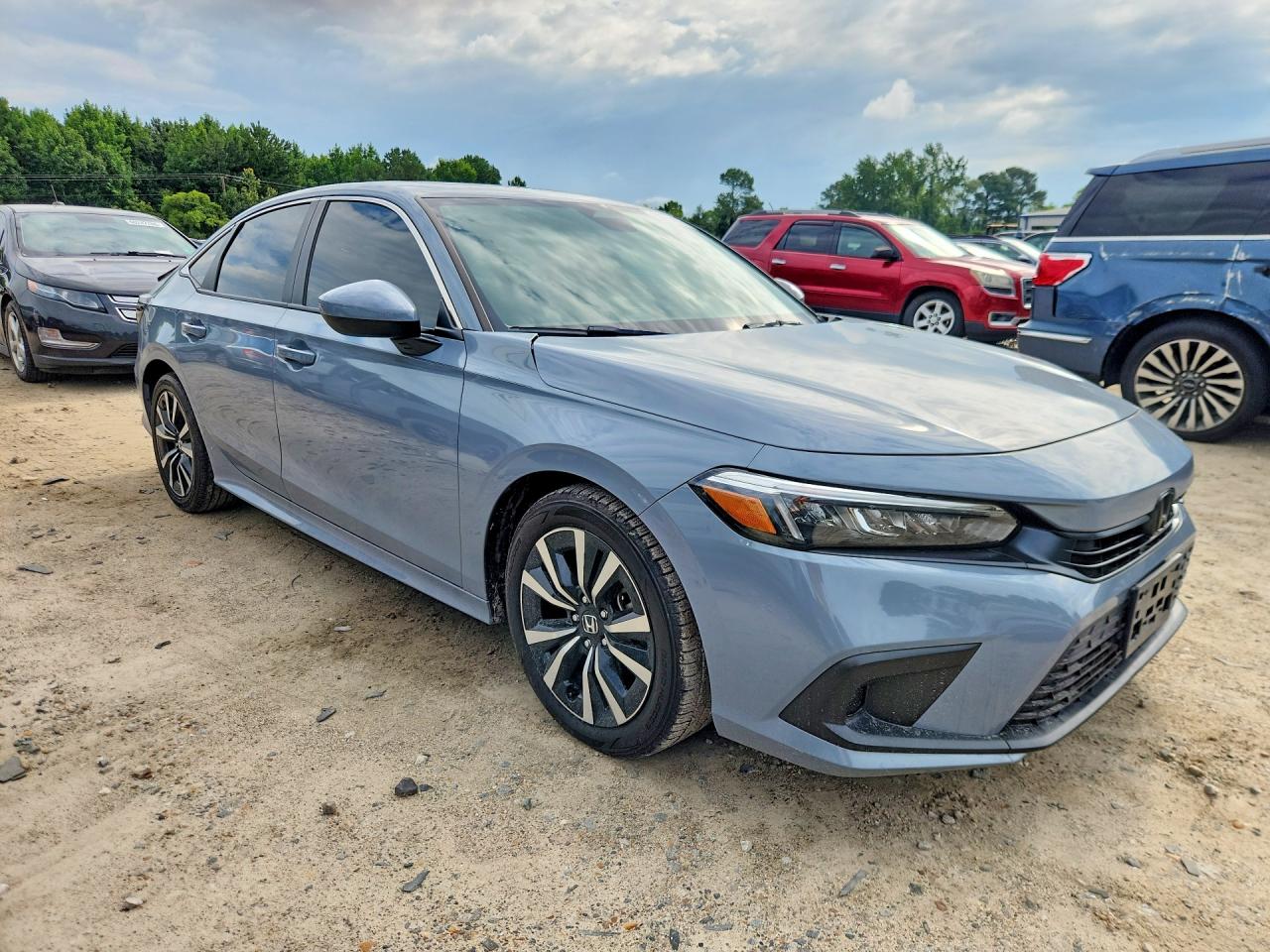 2024 Honda Civic Ex Gray vin: 2HGFE1F75RH332225