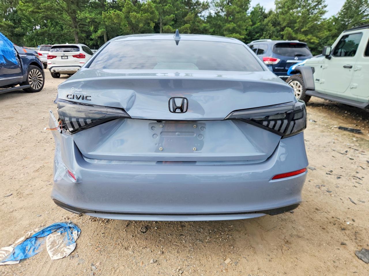 2024 Honda Civic Ex Gray vin: 2HGFE1F75RH332225