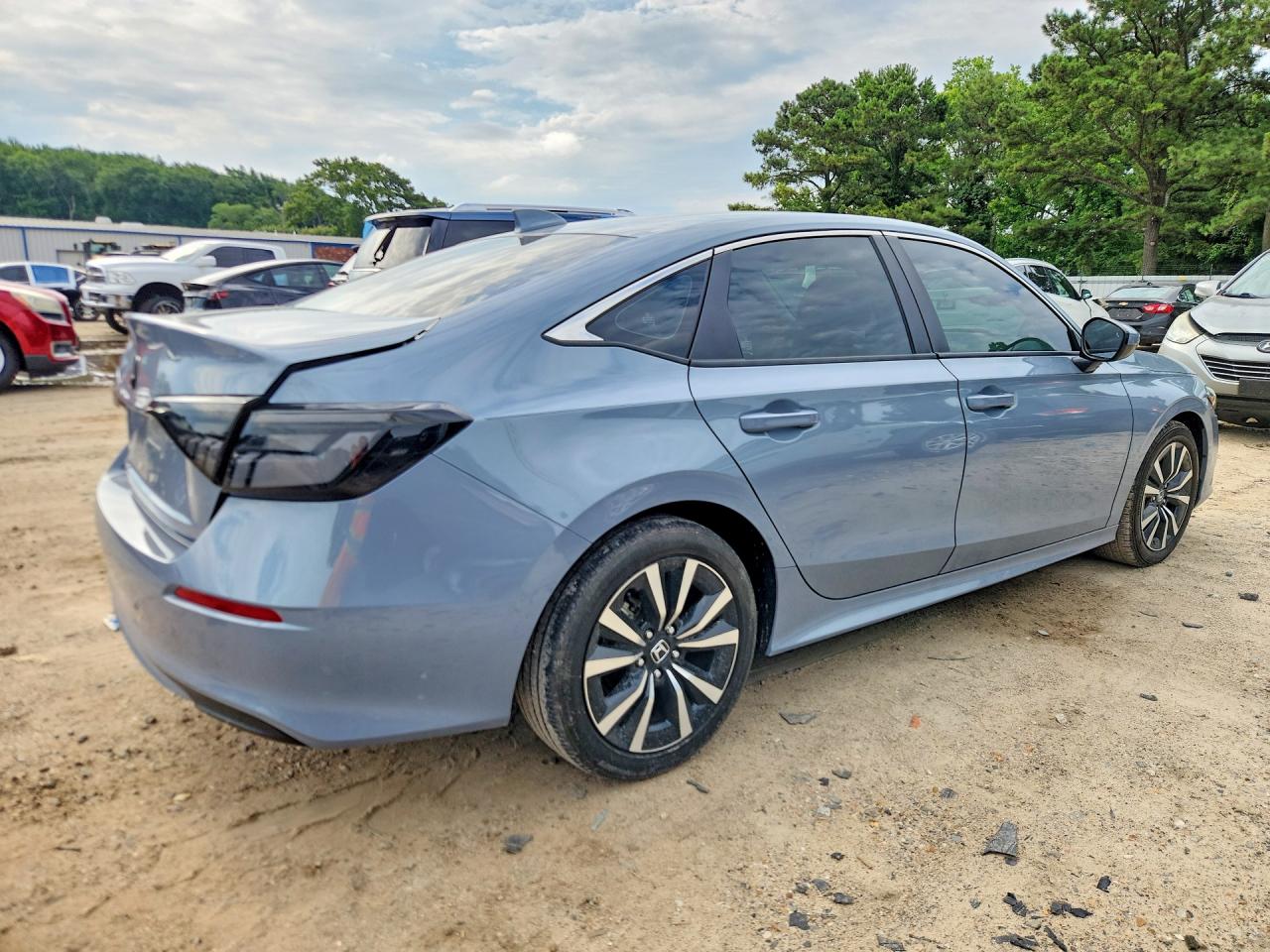 2024 Honda Civic Ex Gray vin: 2HGFE1F75RH332225