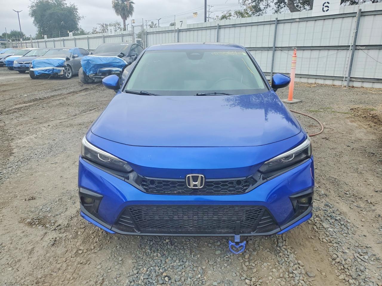 2022 Honda Civic Ex White vin: 2HGFE1F76NH310650