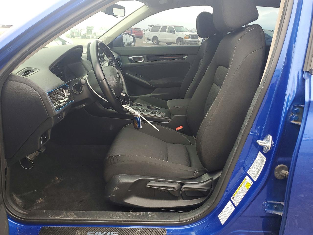2022 Honda Civic Ex White vin: 2HGFE1F76NH310650