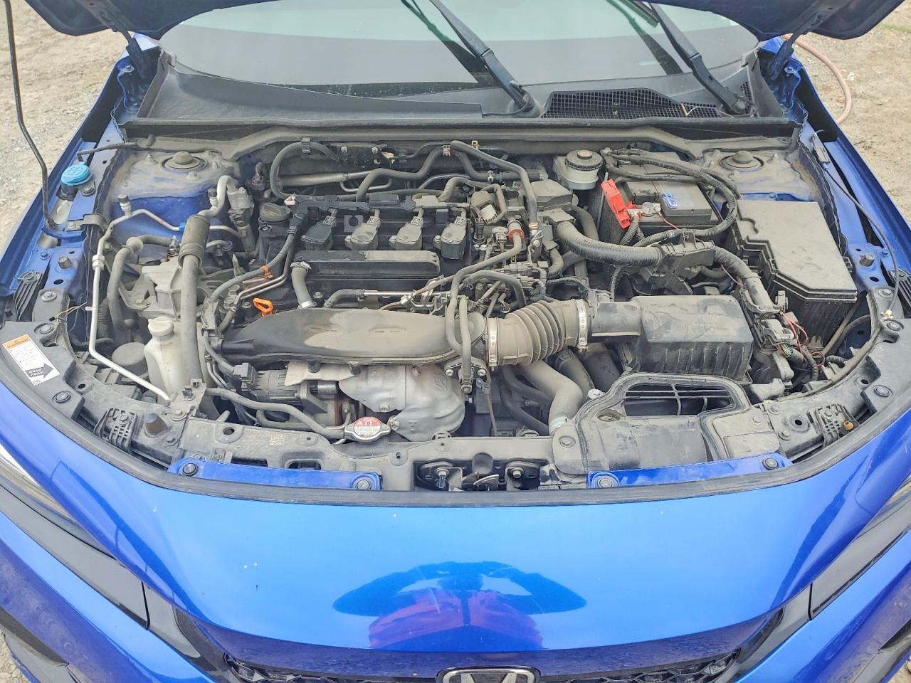 2022 Honda Civic Ex White vin: 2HGFE1F76NH310650