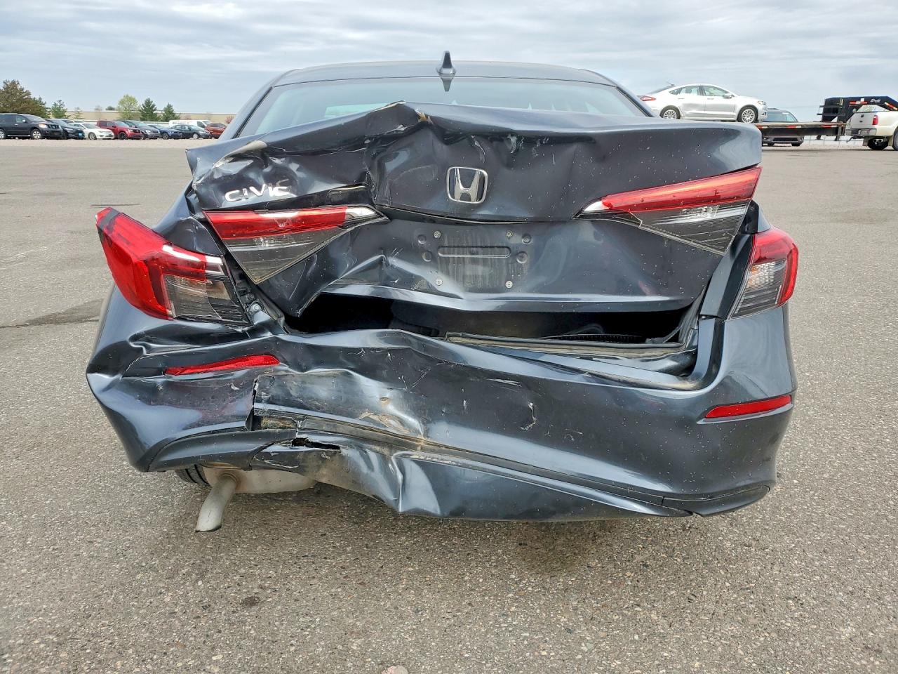 2024 Honda Civic Silver vin: 2HGFE1F76RH335733