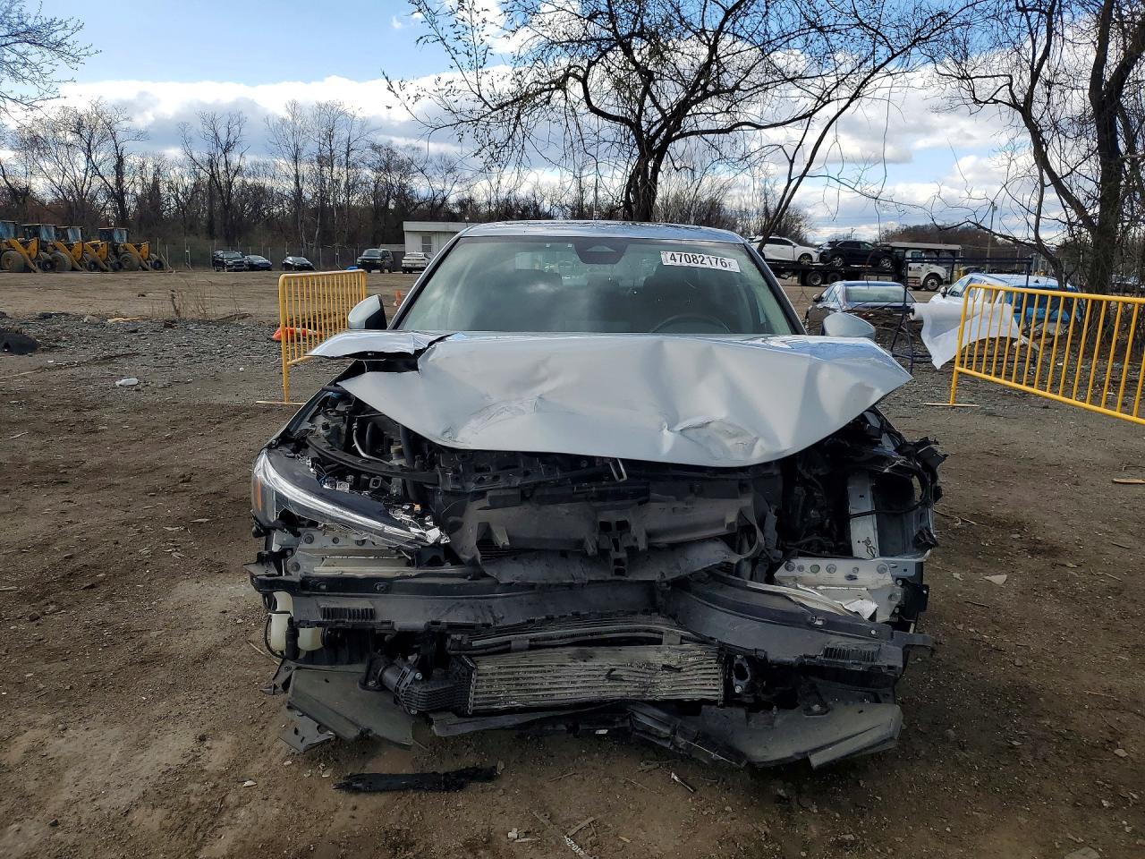 2022 Honda Civic Ex Silver vin: 2HGFE1F77NH307577