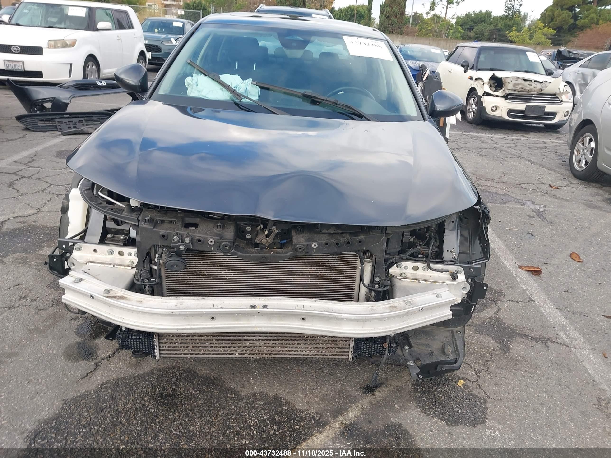 2022 Honda Civic Ex Серый vin: 2HGFE1F77NH318577