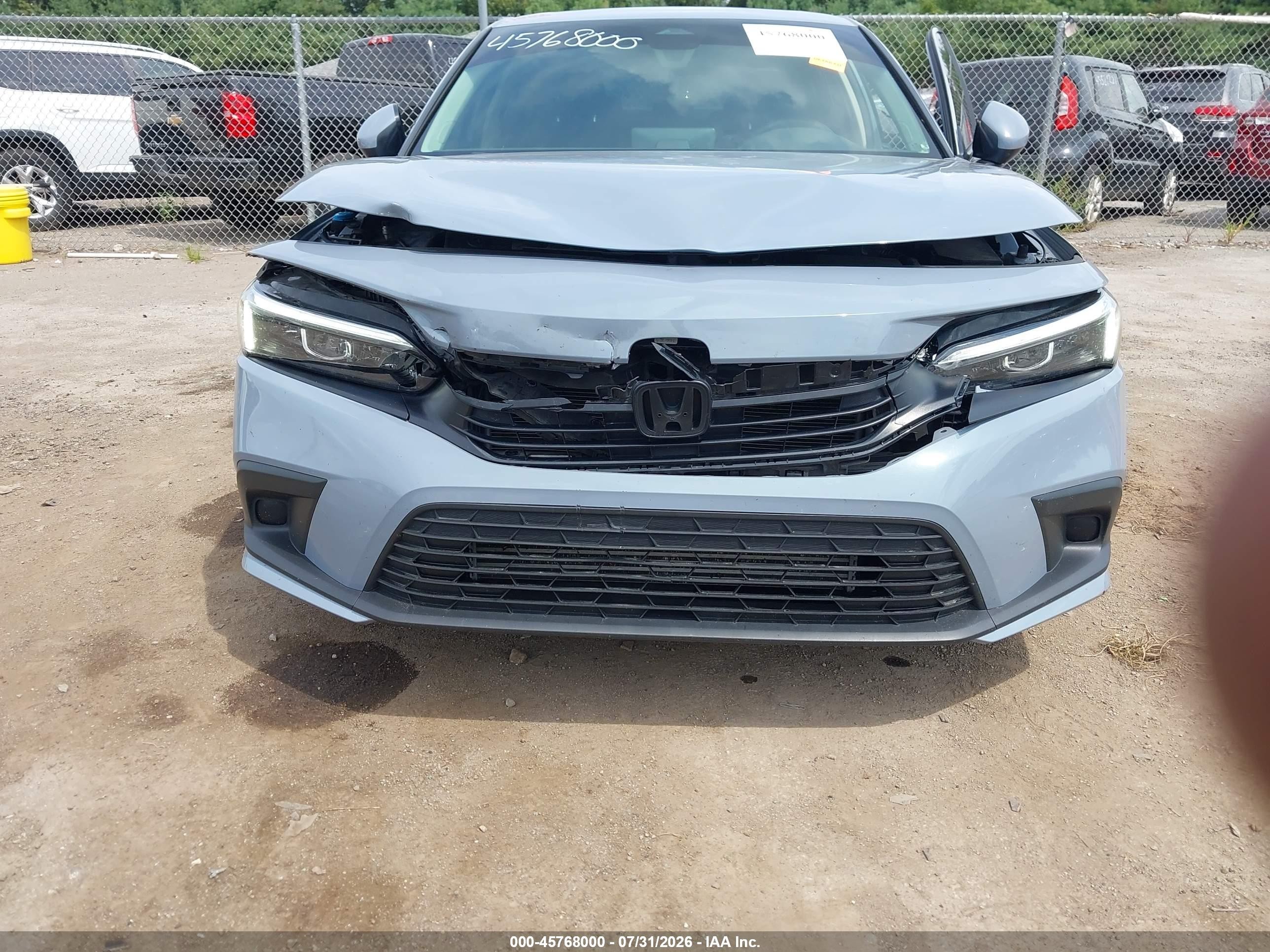 2024 Honda Civic Ex Light Blue vin: 2HGFE1F77RH335837