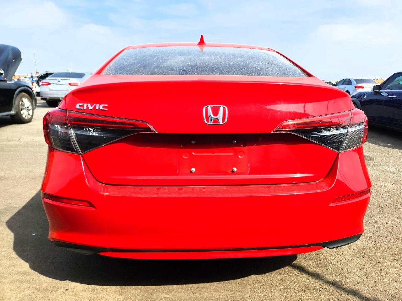 2024 Honda Civic Ex Red vin: 2HGFE1F77RH340133