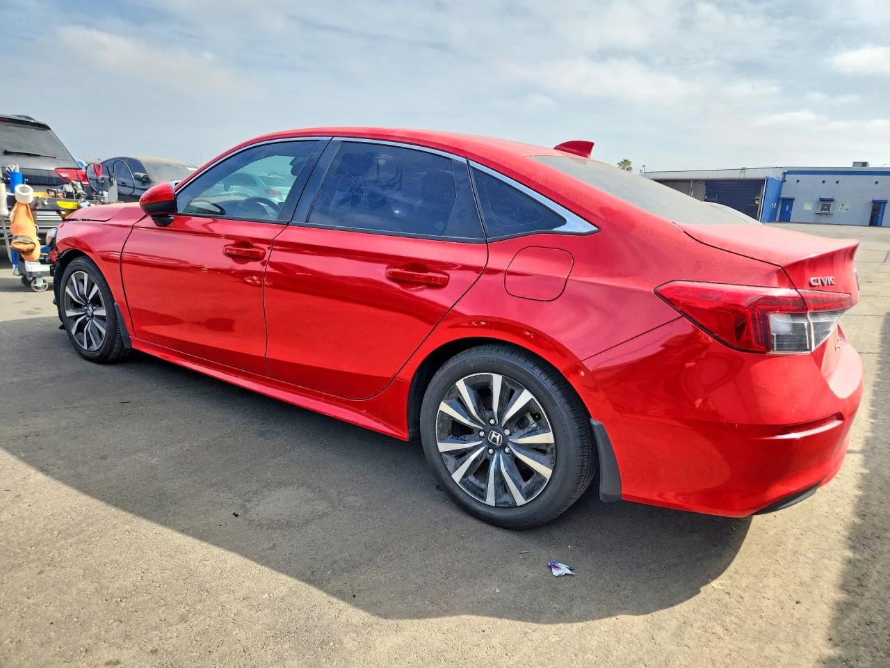 2024 Honda Civic Ex Red vin: 2HGFE1F77RH340133