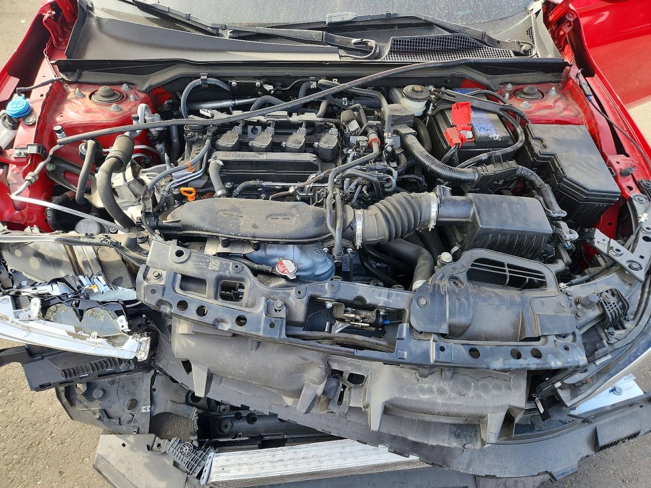 2024 Honda Civic Ex Red vin: 2HGFE1F77RH340133