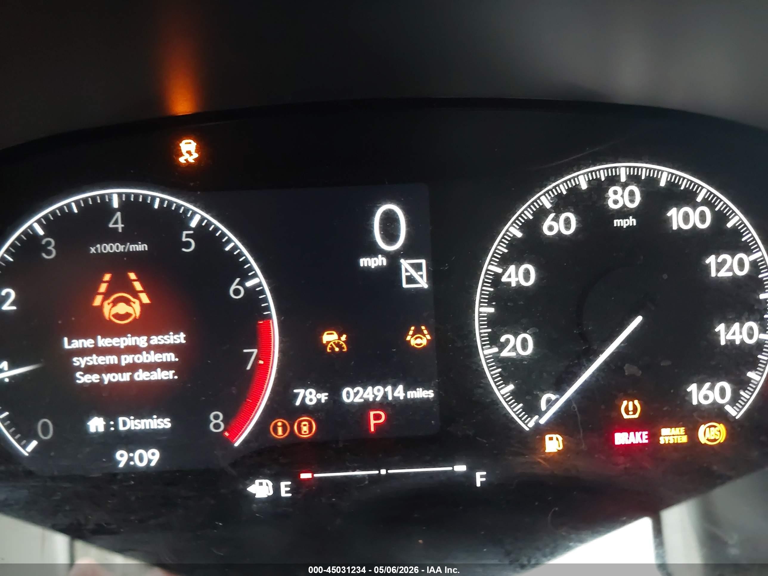 2024 Honda Civic Ex Белый vin: 2HGFE1F78RH307674