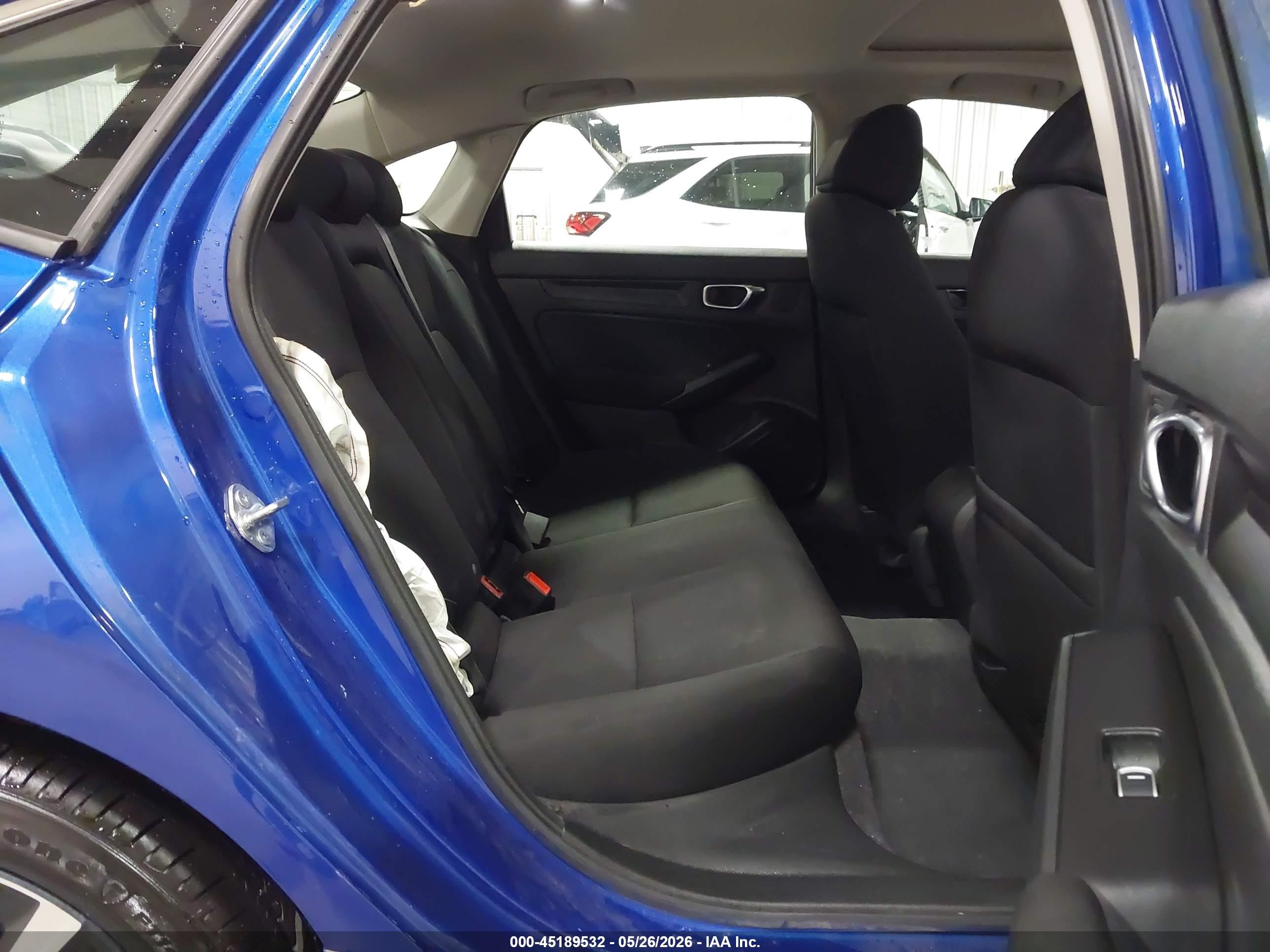 2022 Honda Civic Ex Blue vin: 2HGFE1F79NH307659