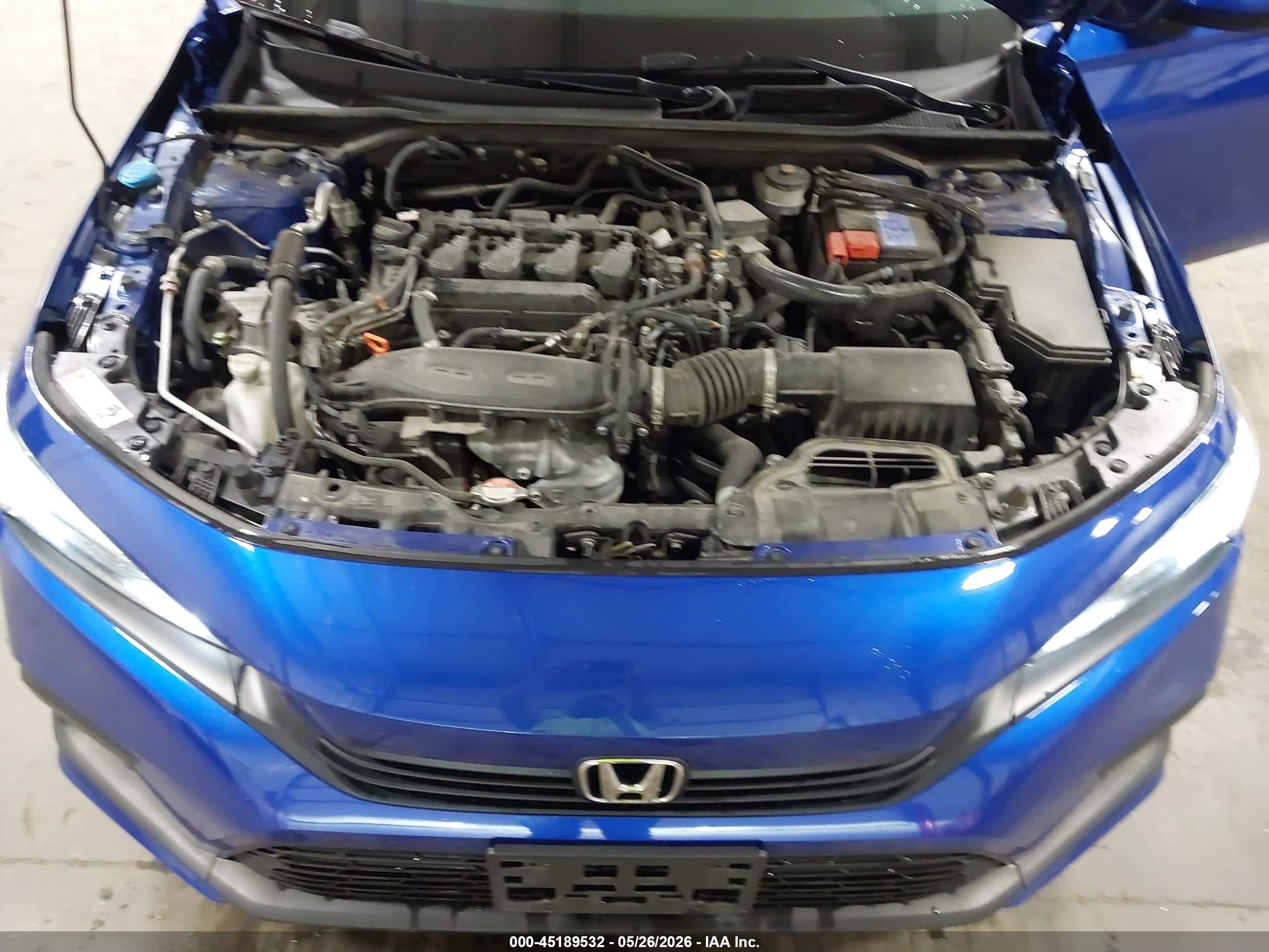 2022 Honda Civic Ex Blue vin: 2HGFE1F79NH307659