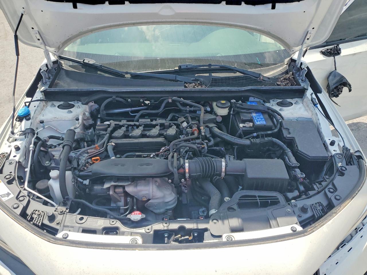 2023 Honda Civic Ex White vin: 2HGFE1F7XPH319581