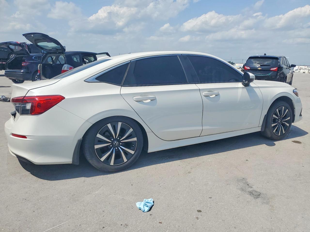 2023 Honda Civic Ex White vin: 2HGFE1F7XPH319581