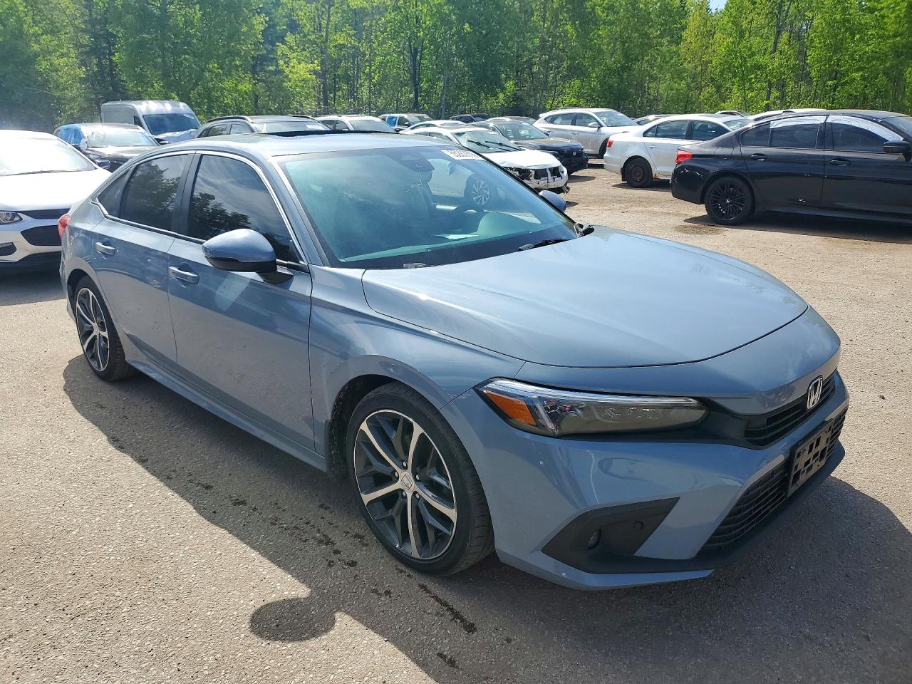 2023 Honda Civic Touring Gray vin: 2HGFE1F90PH000773