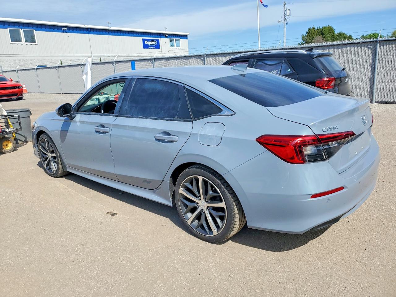 2023 Honda Civic Touring Gray vin: 2HGFE1F90PH000773