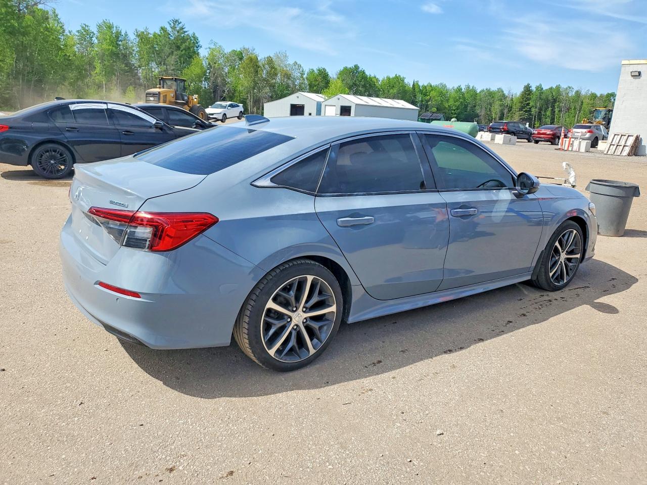 2023 Honda Civic Touring Gray vin: 2HGFE1F90PH000773