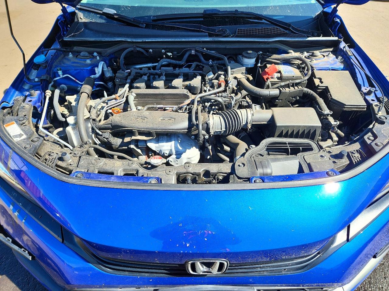 2023 Honda Civic Touring Blue vin: 2HGFE1F91PH319910