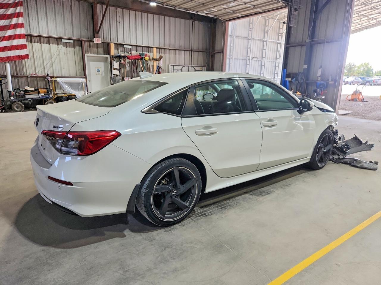 2022 Honda Civic Touring Белый vin: 2HGFE1F92NH313594
