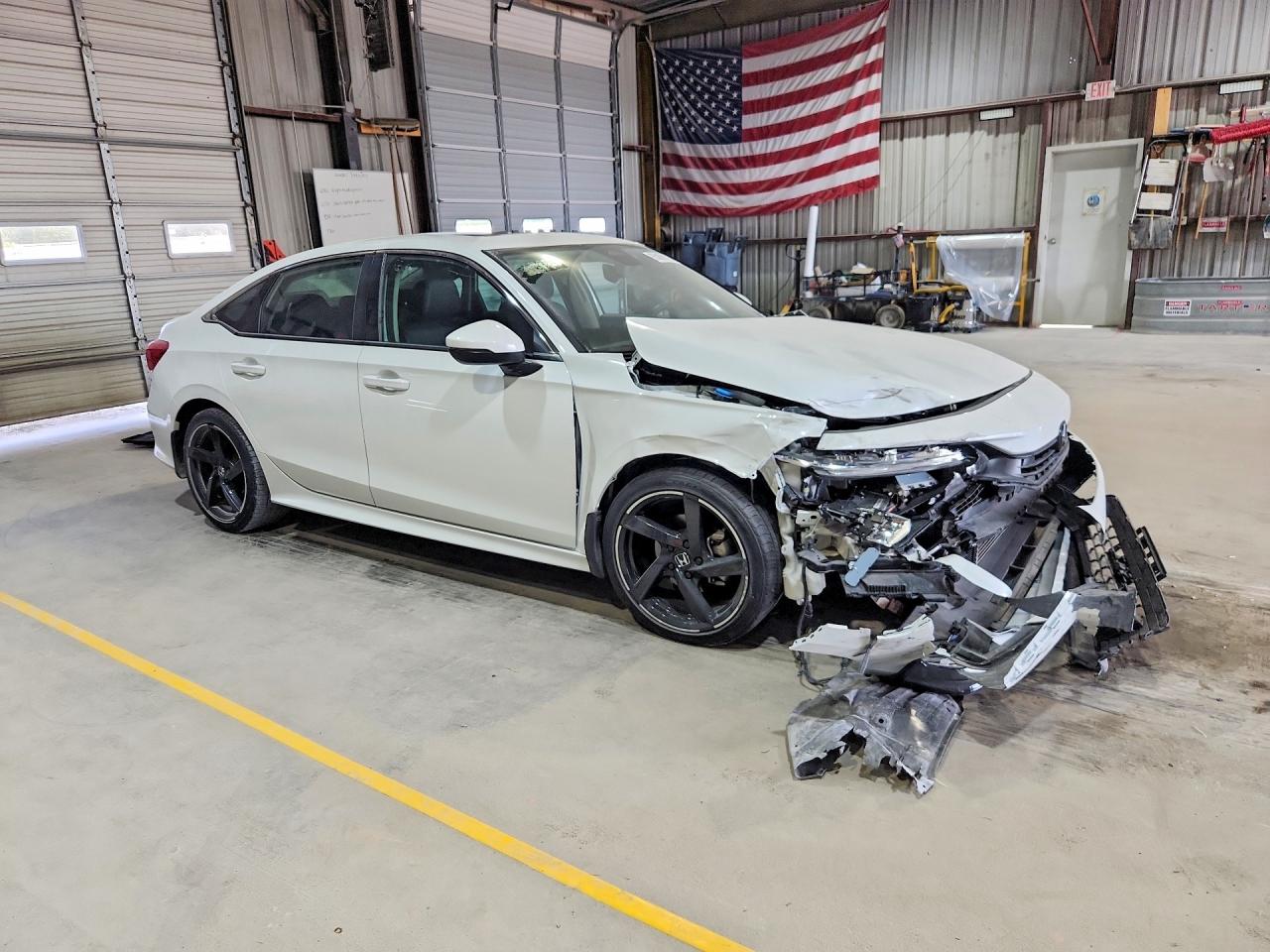 2022 Honda Civic Touring Белый vin: 2HGFE1F92NH313594