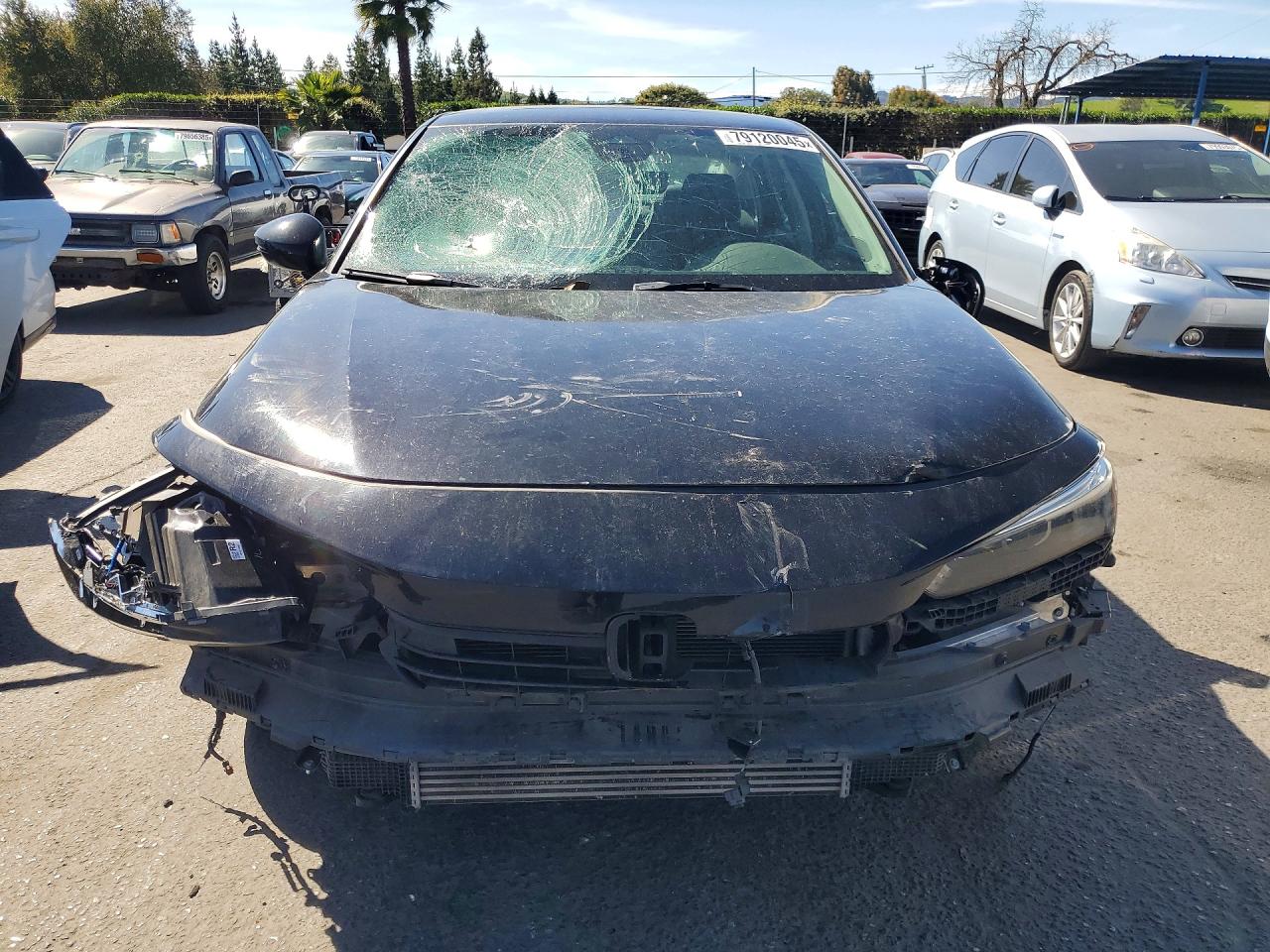 2023 Honda Civic Touring Черный vin: 2HGFE1F92PH315476