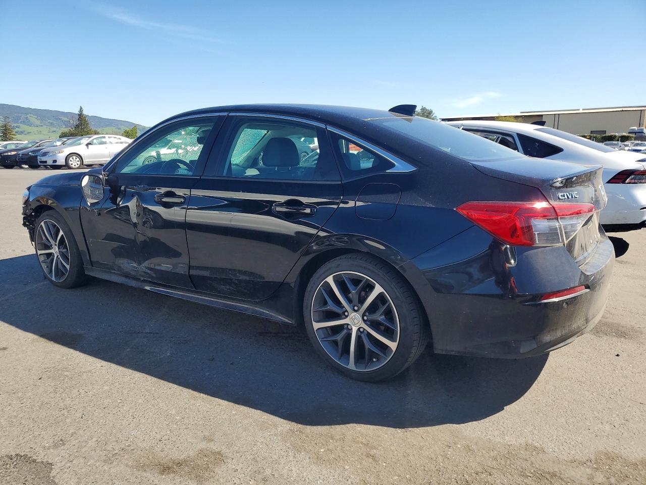 2023 Honda Civic Touring Черный vin: 2HGFE1F92PH315476