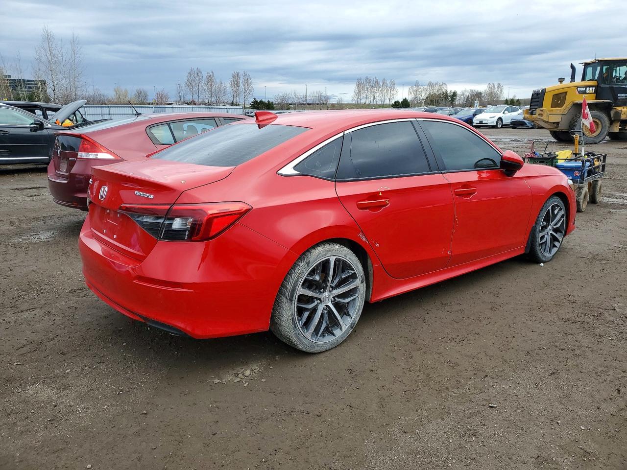2023 Honda Civic Touring Красный vin: 2HGFE1F93PH001402