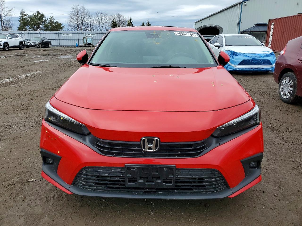 2023 Honda Civic Touring Красный vin: 2HGFE1F93PH001402