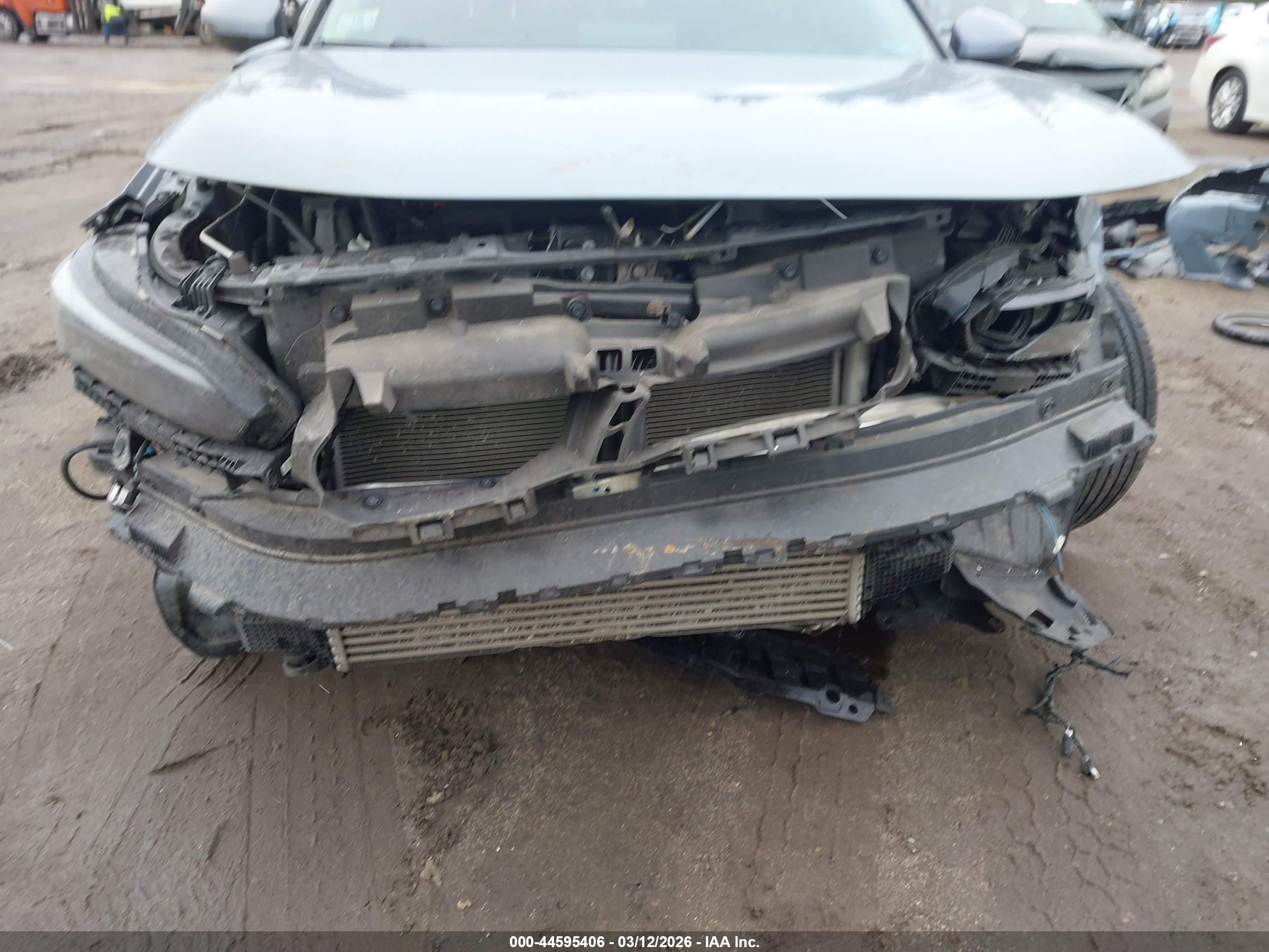 2022 Honda Civic Touring Gray vin: 2HGFE1F96NH309791