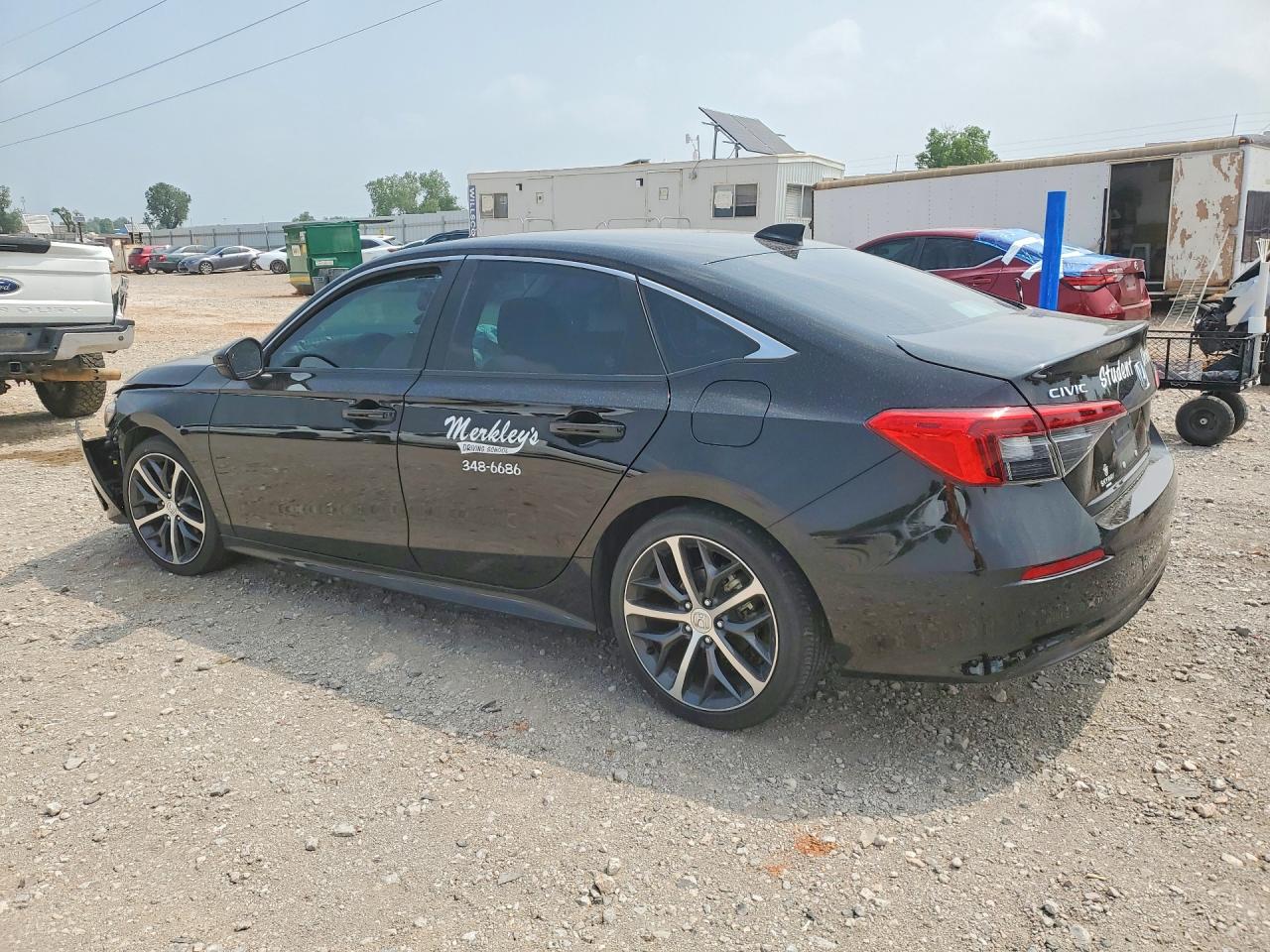 2022 Honda Civic Touring Черный vin: 2HGFE1F97NH309928