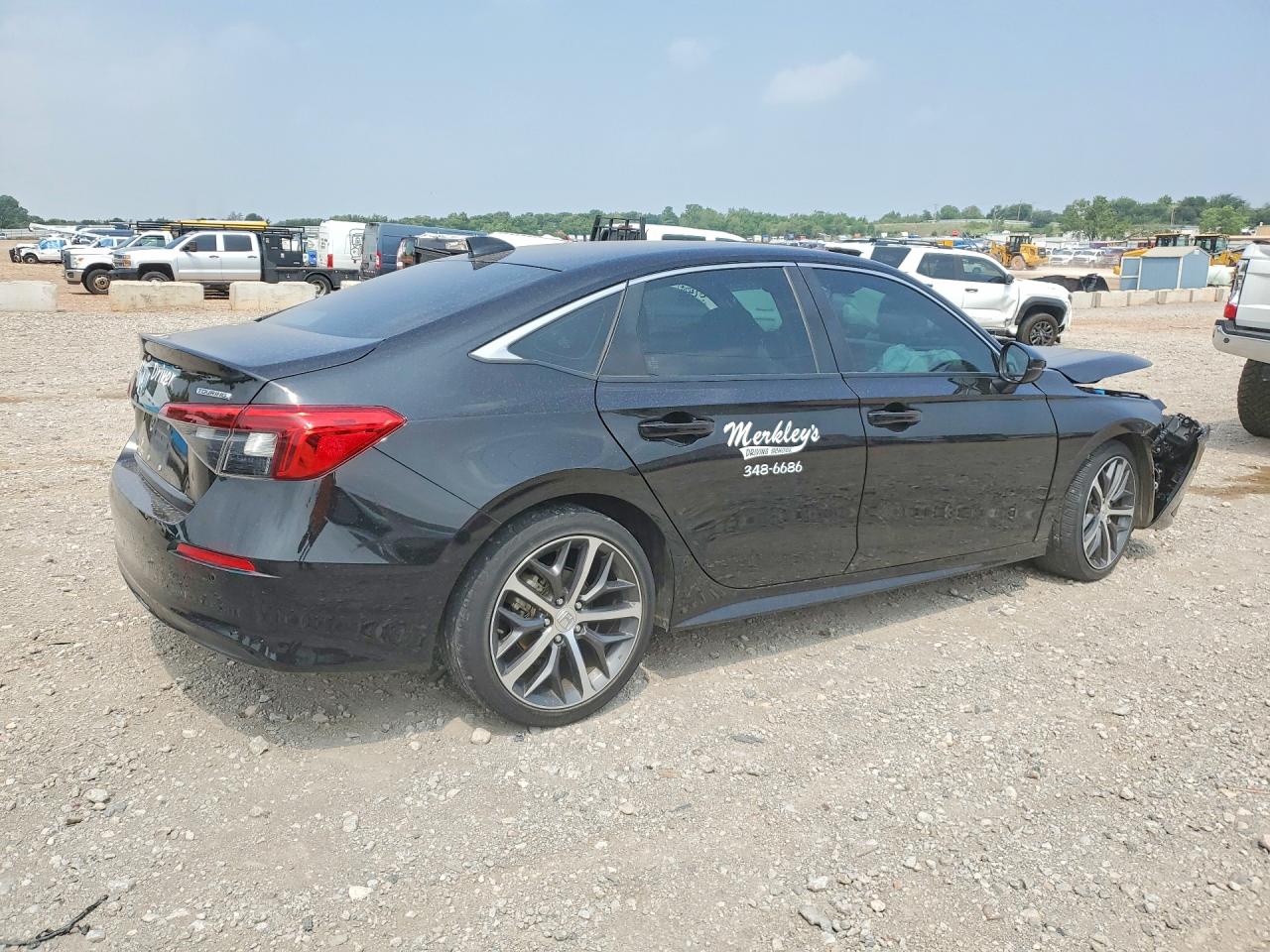 2022 Honda Civic Touring Черный vin: 2HGFE1F97NH309928