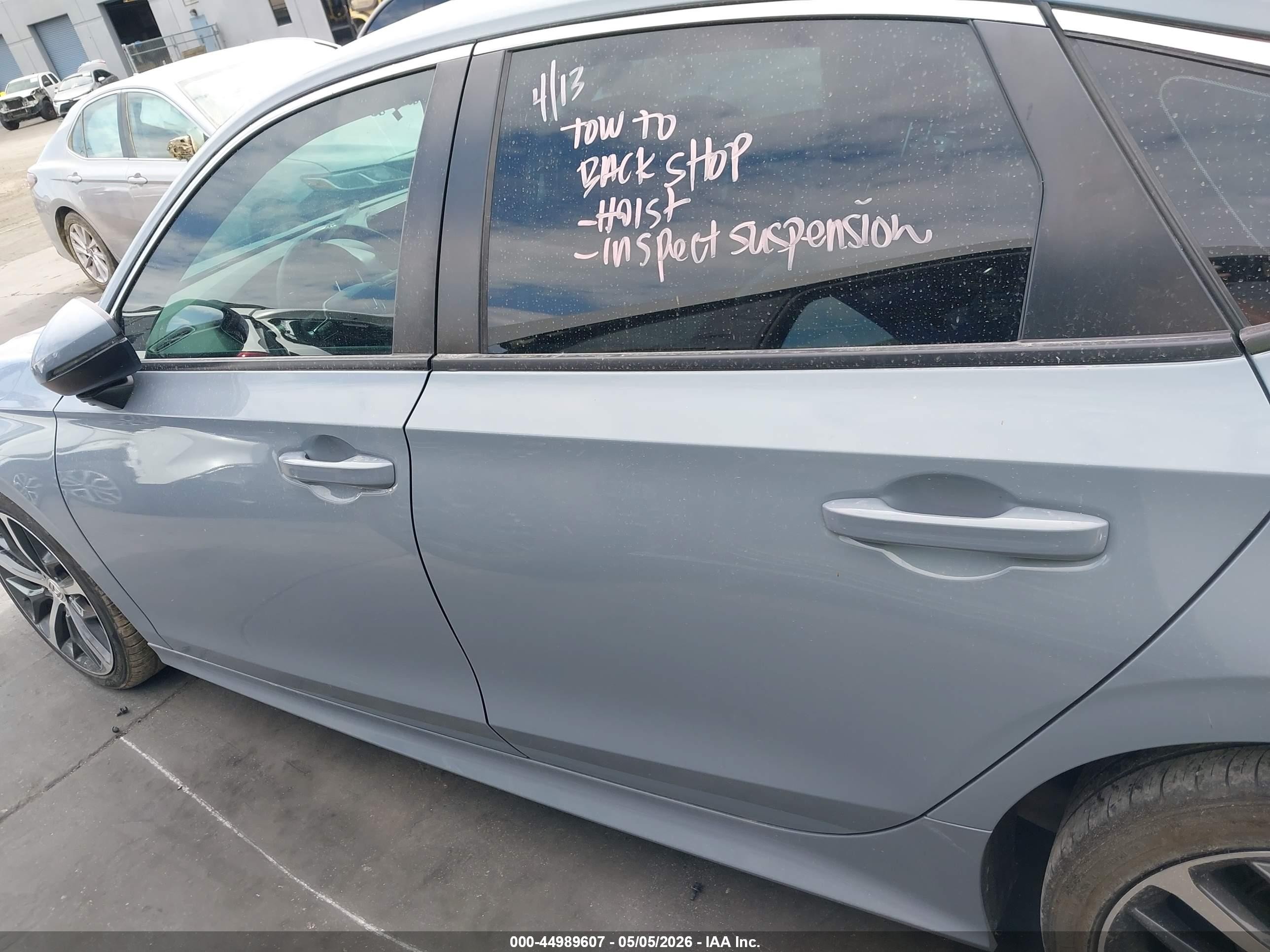 2023 Honda Civic Touring Gray vin: 2HGFE1F98PH308404
