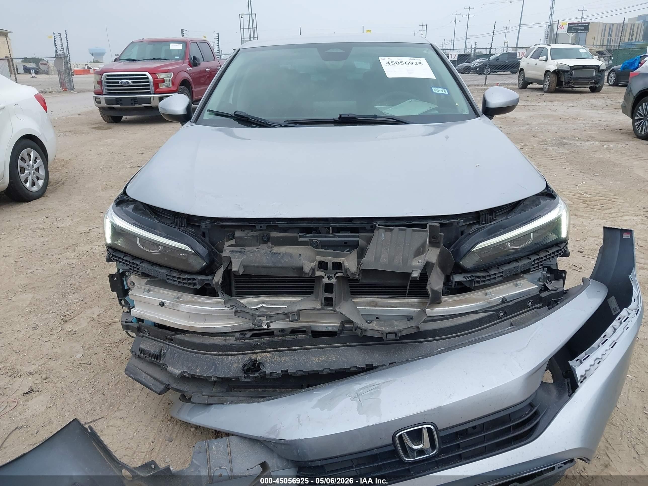 2022 Honda Civic Lx Silver vin: 2HGFE2F20NH532191