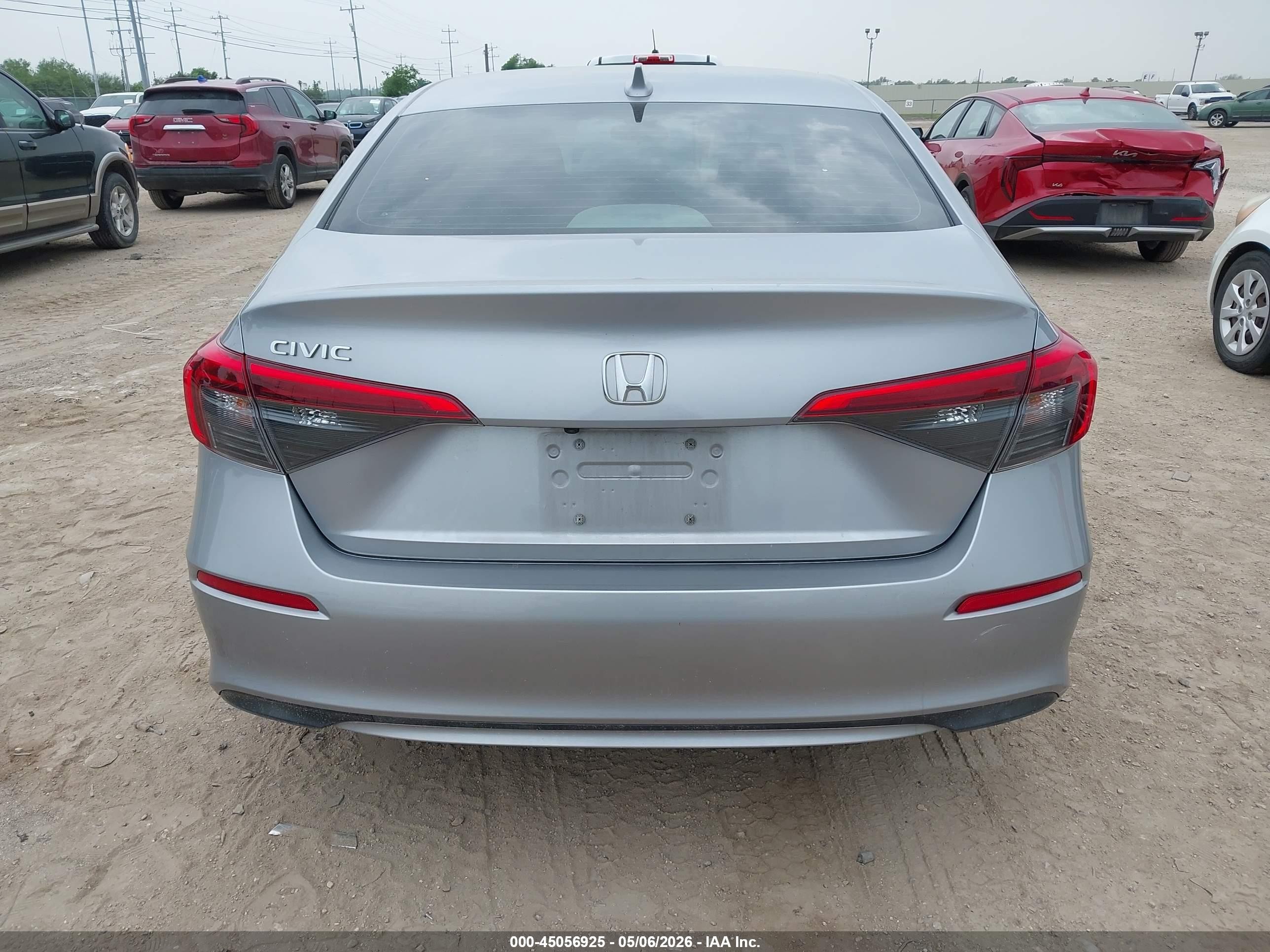 2022 Honda Civic Lx Silver vin: 2HGFE2F20NH532191