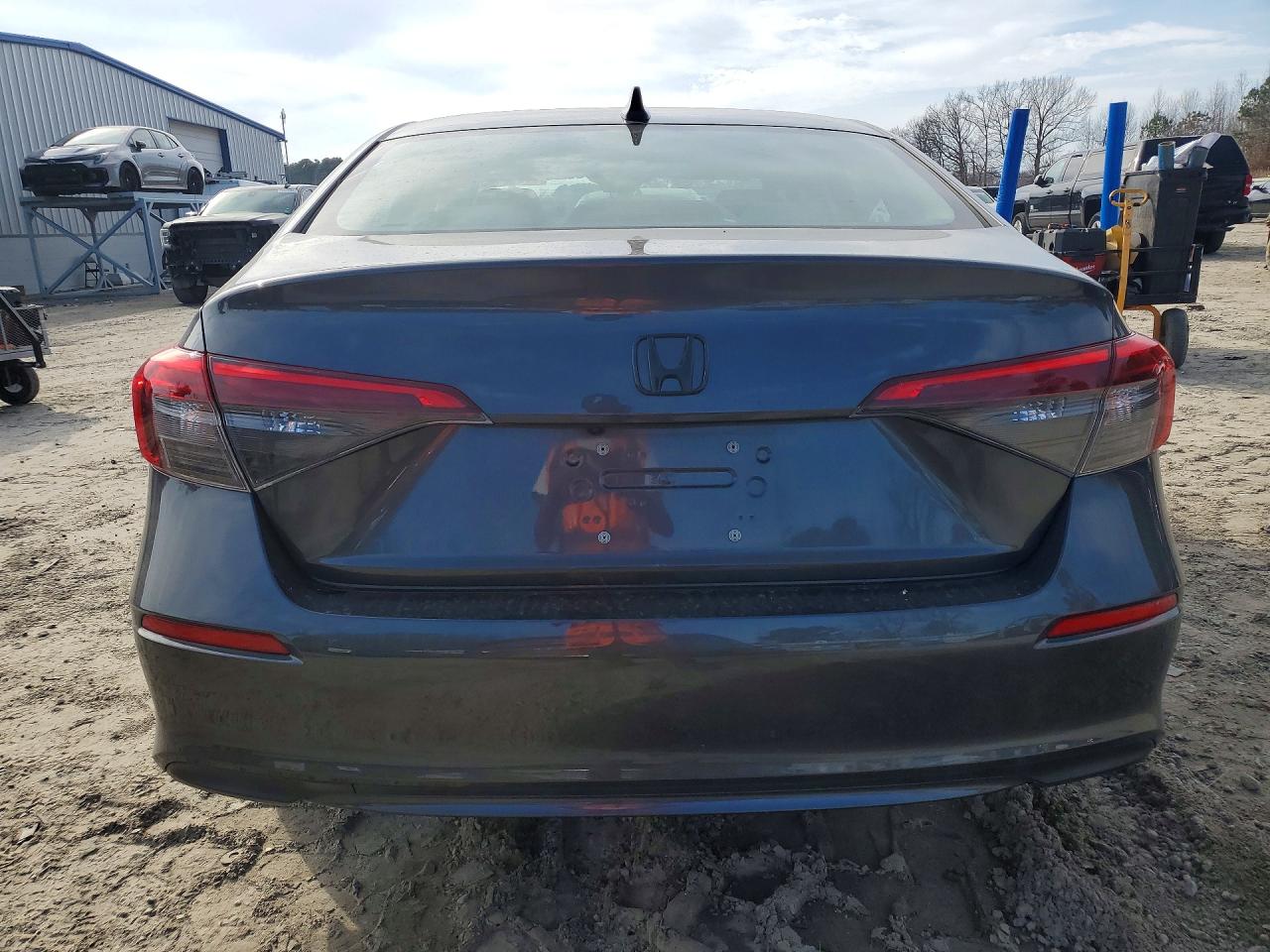 2022 Honda Civic Lx Gray vin: 2HGFE2F20NH543448