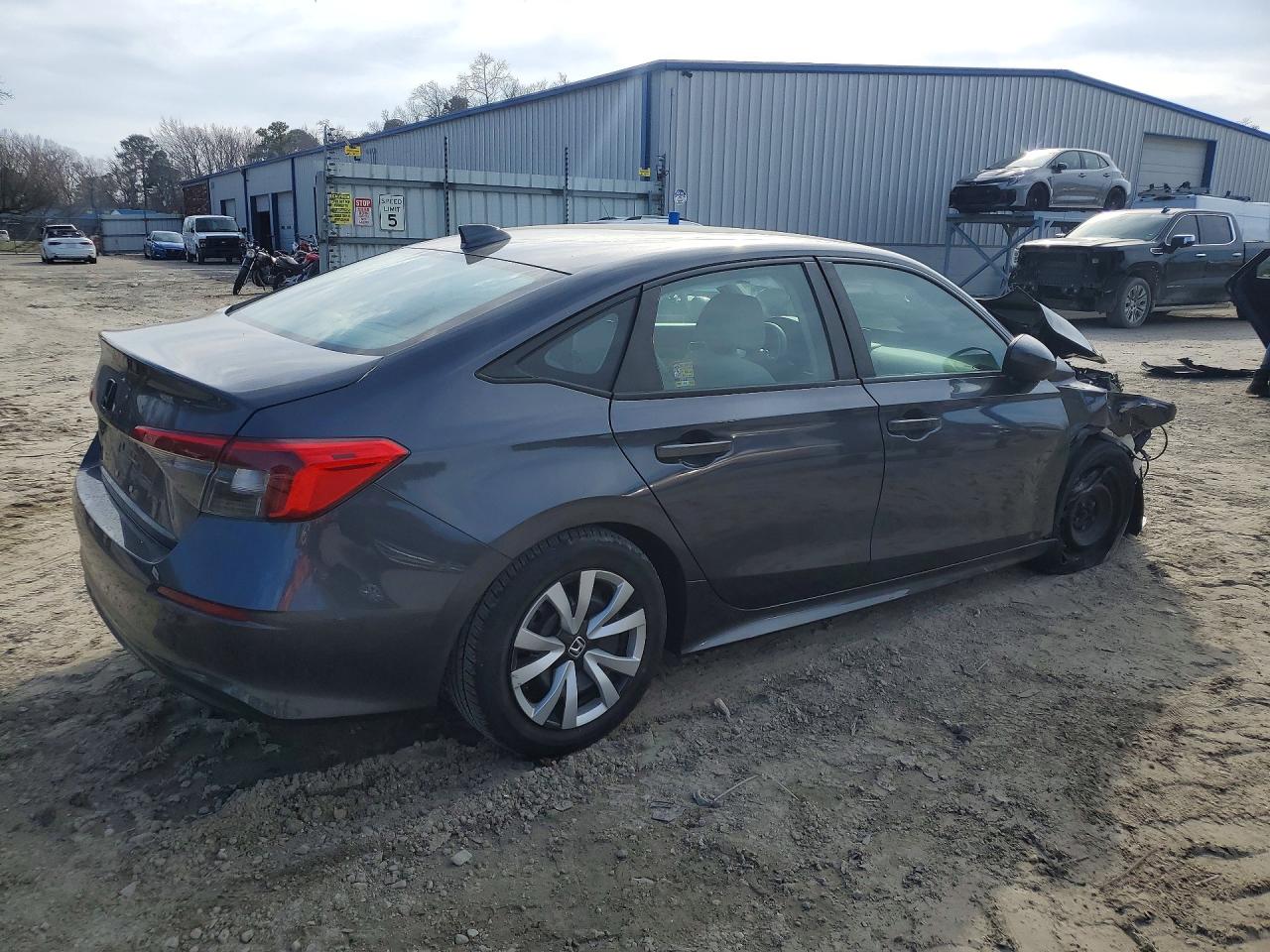 2022 Honda Civic Lx Gray vin: 2HGFE2F20NH543448