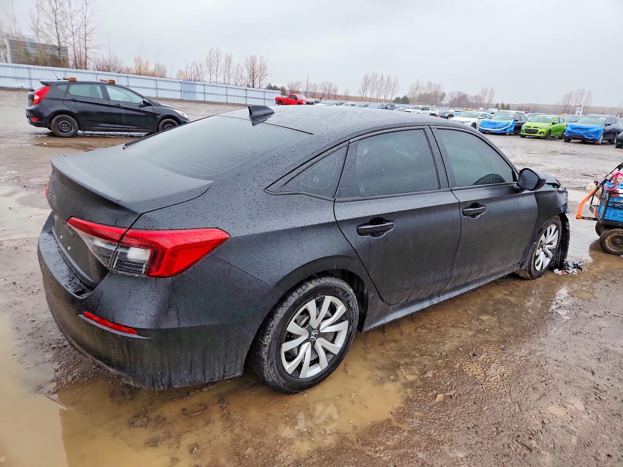 2023 Honda Civic Lx Black vin: 2HGFE2F20PH102891