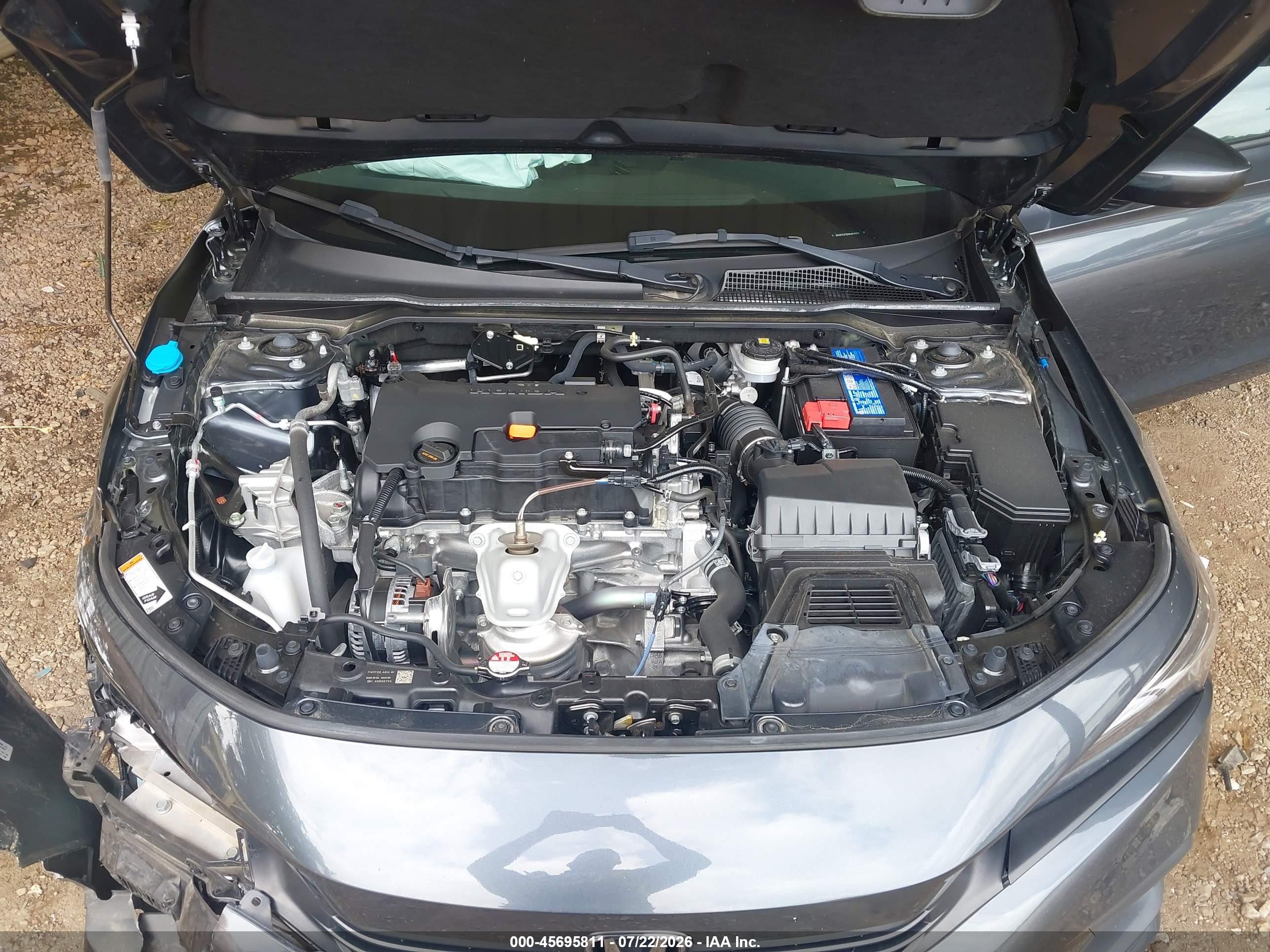 2024 Honda Civic Lx Gray vin: 2HGFE2F20RH515171