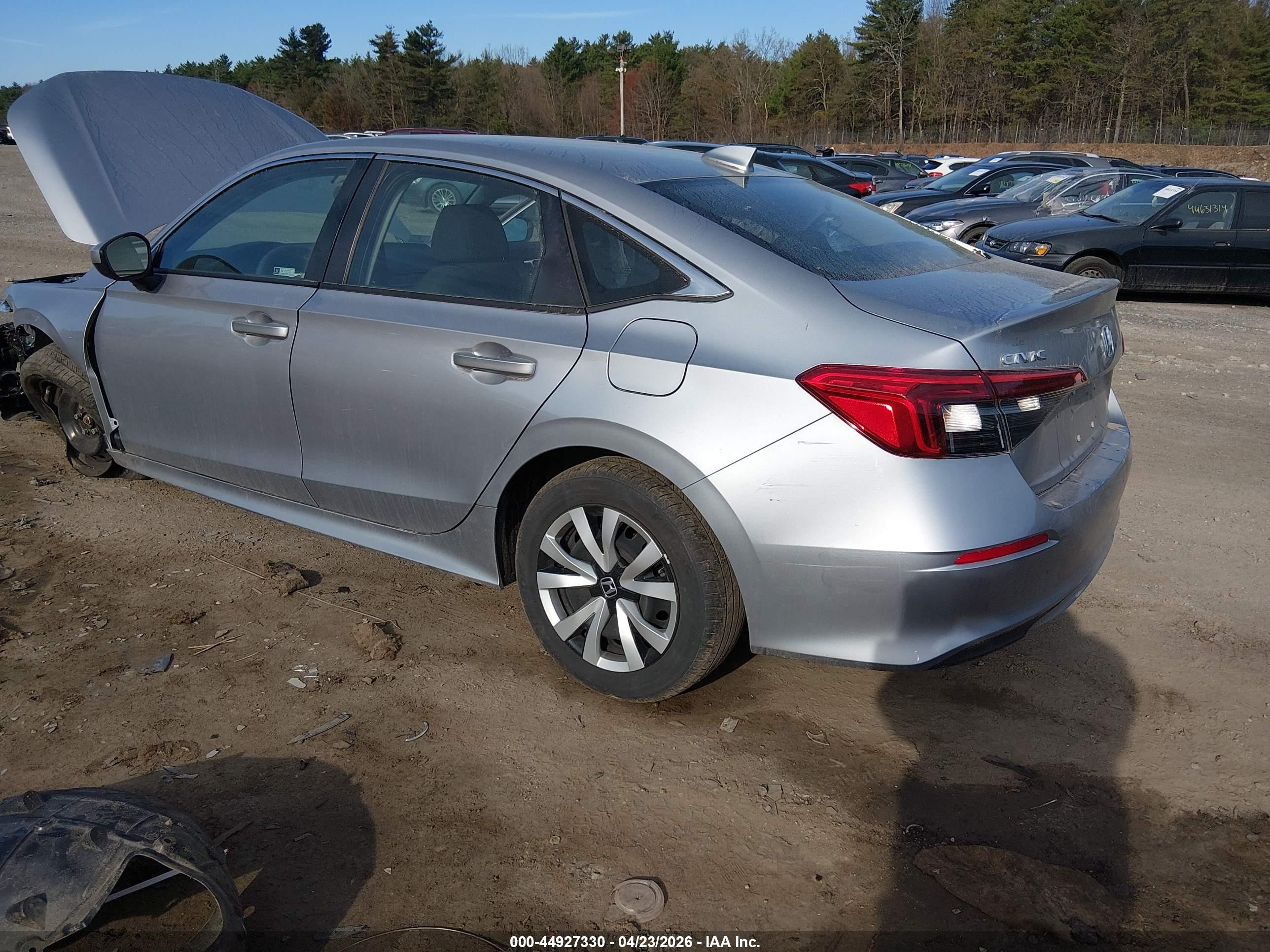 2024 Honda Civic Lx Light Blue vin: 2HGFE2F20RH536733