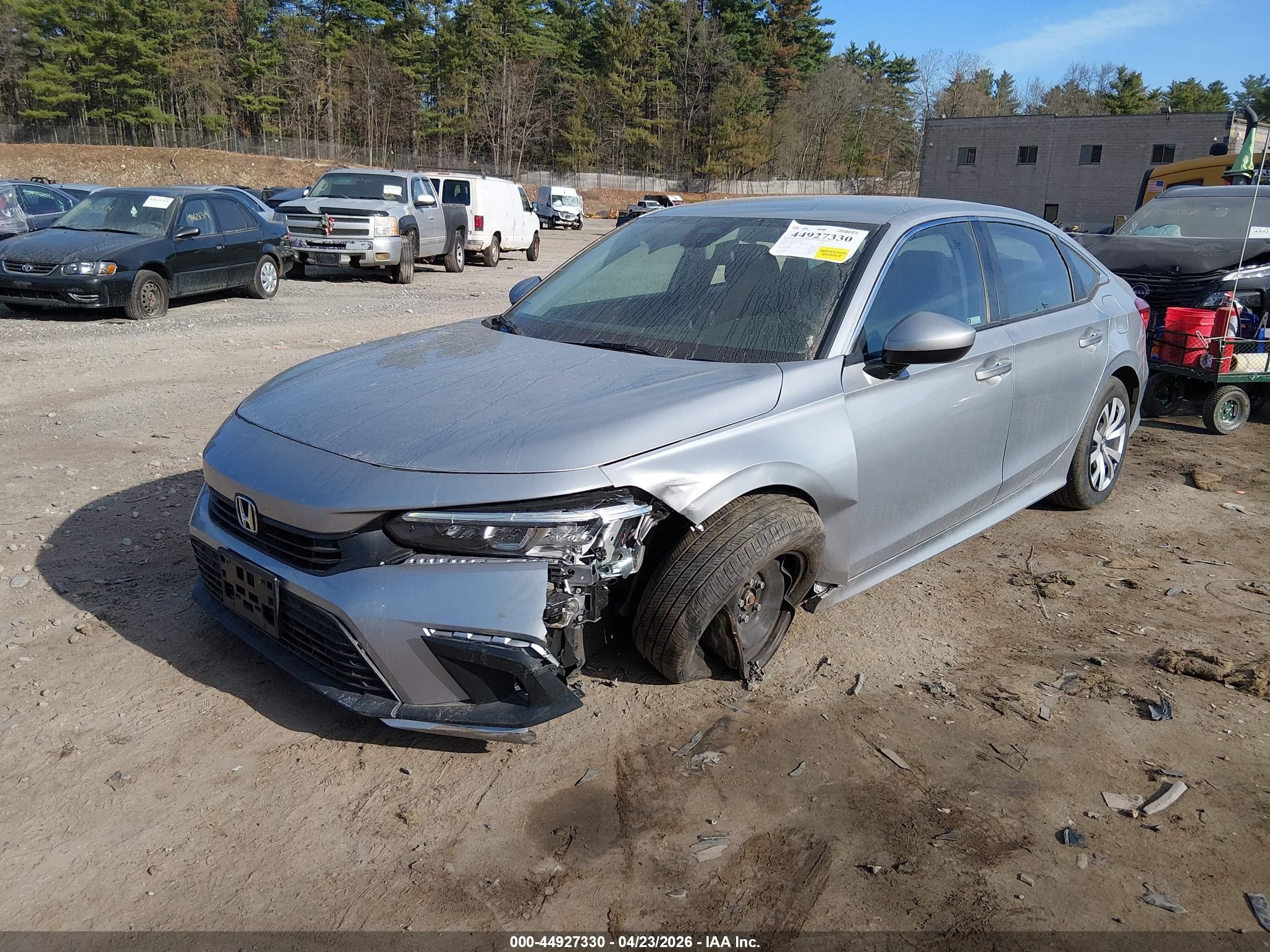 2024 Honda Civic Lx Light Blue vin: 2HGFE2F20RH536733