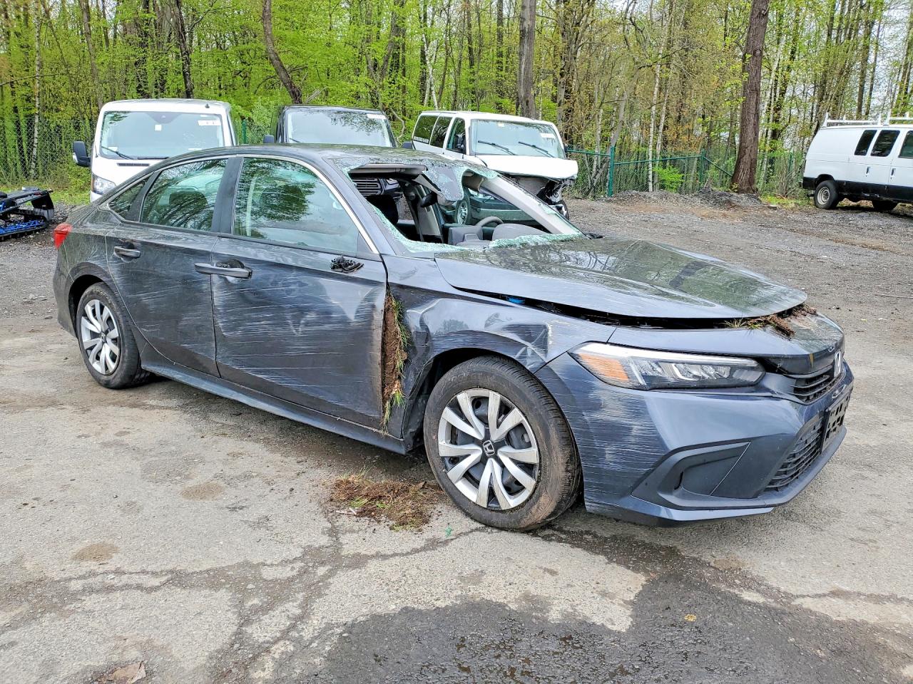 2024 Honda Civic Lx Charcoal vin: 2HGFE2F20RH555461