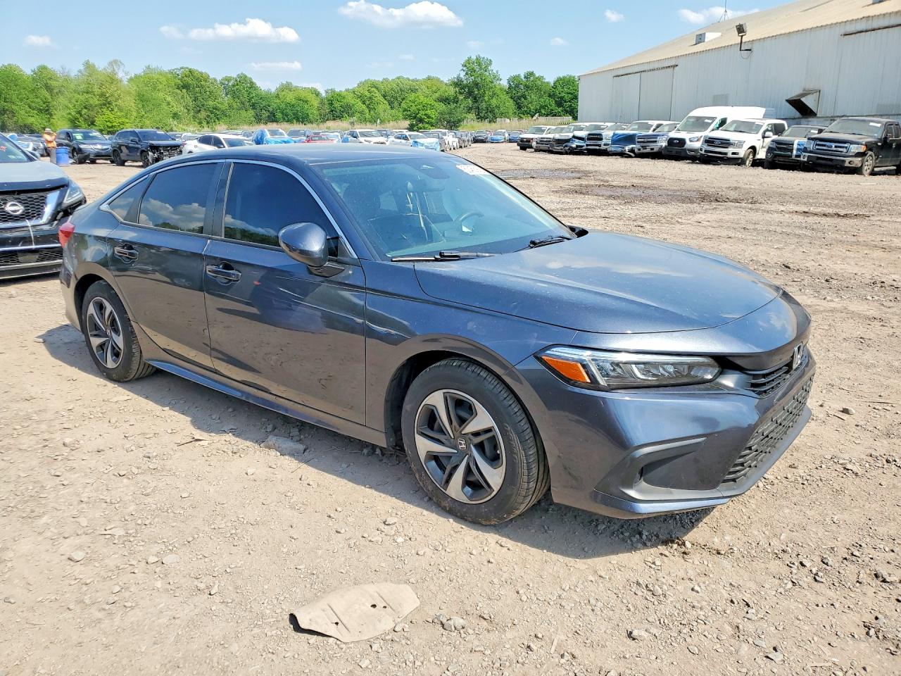 2024 Honda Civic Lx Gray vin: 2HGFE2F21RH529418