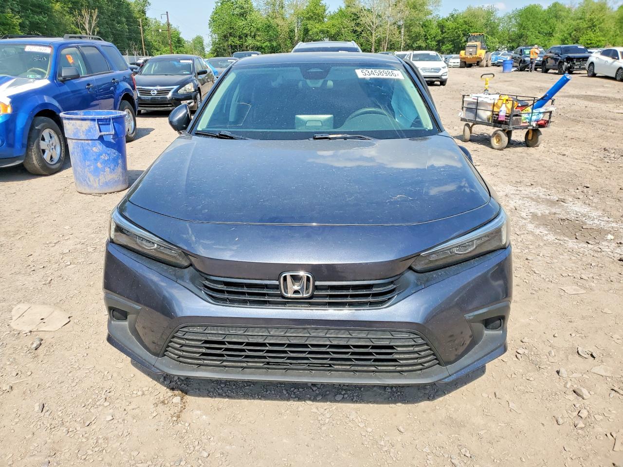2024 Honda Civic Lx Gray vin: 2HGFE2F21RH529418
