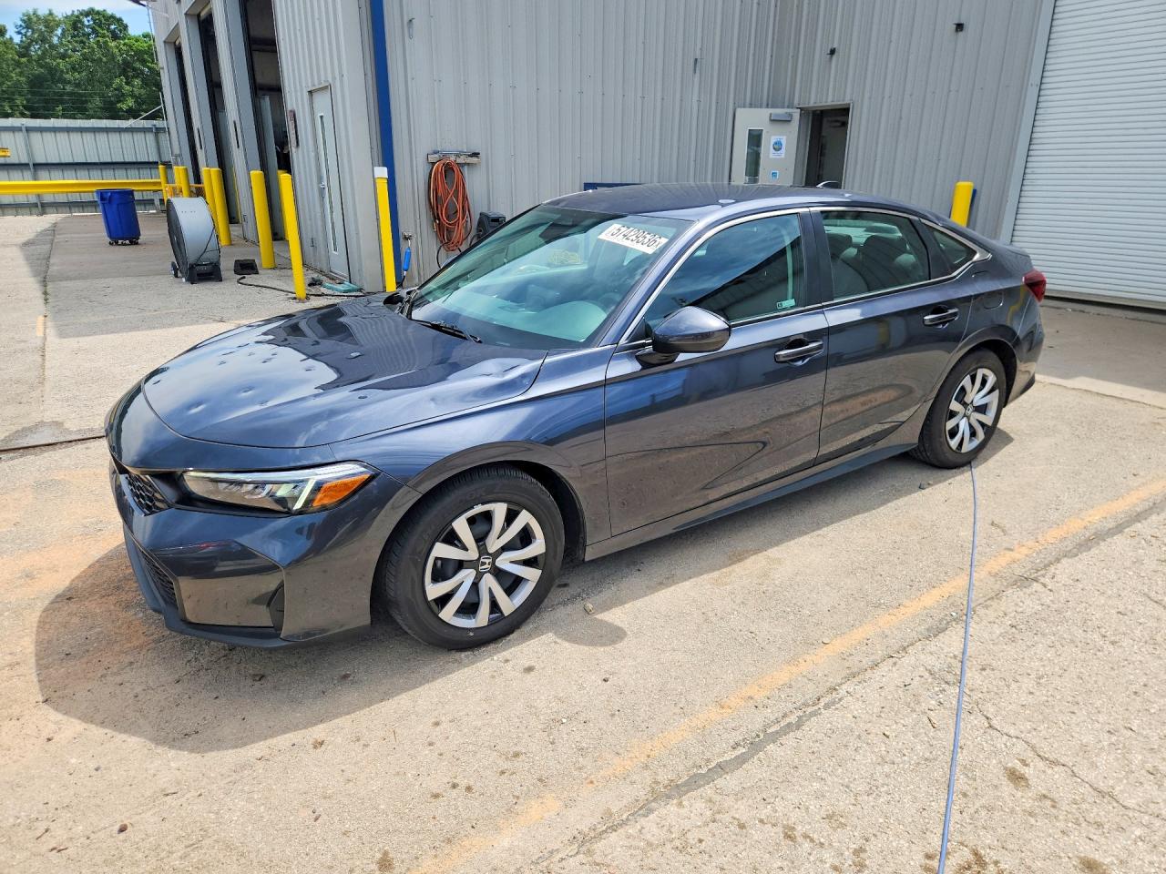 2025 Honda Civic Lx Gray vin: 2HGFE2F21SH589902