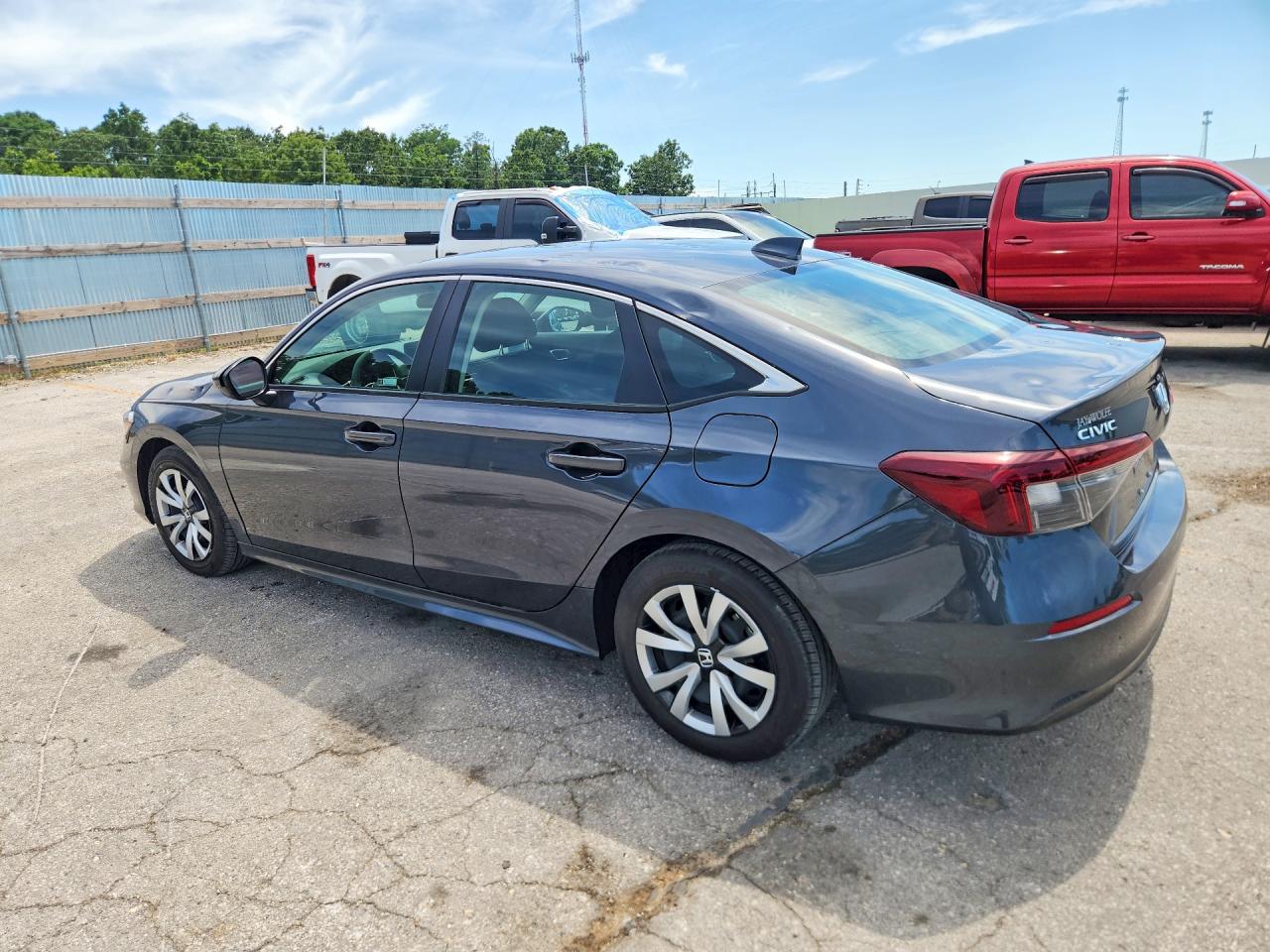 2025 Honda Civic Lx Gray vin: 2HGFE2F21SH589902