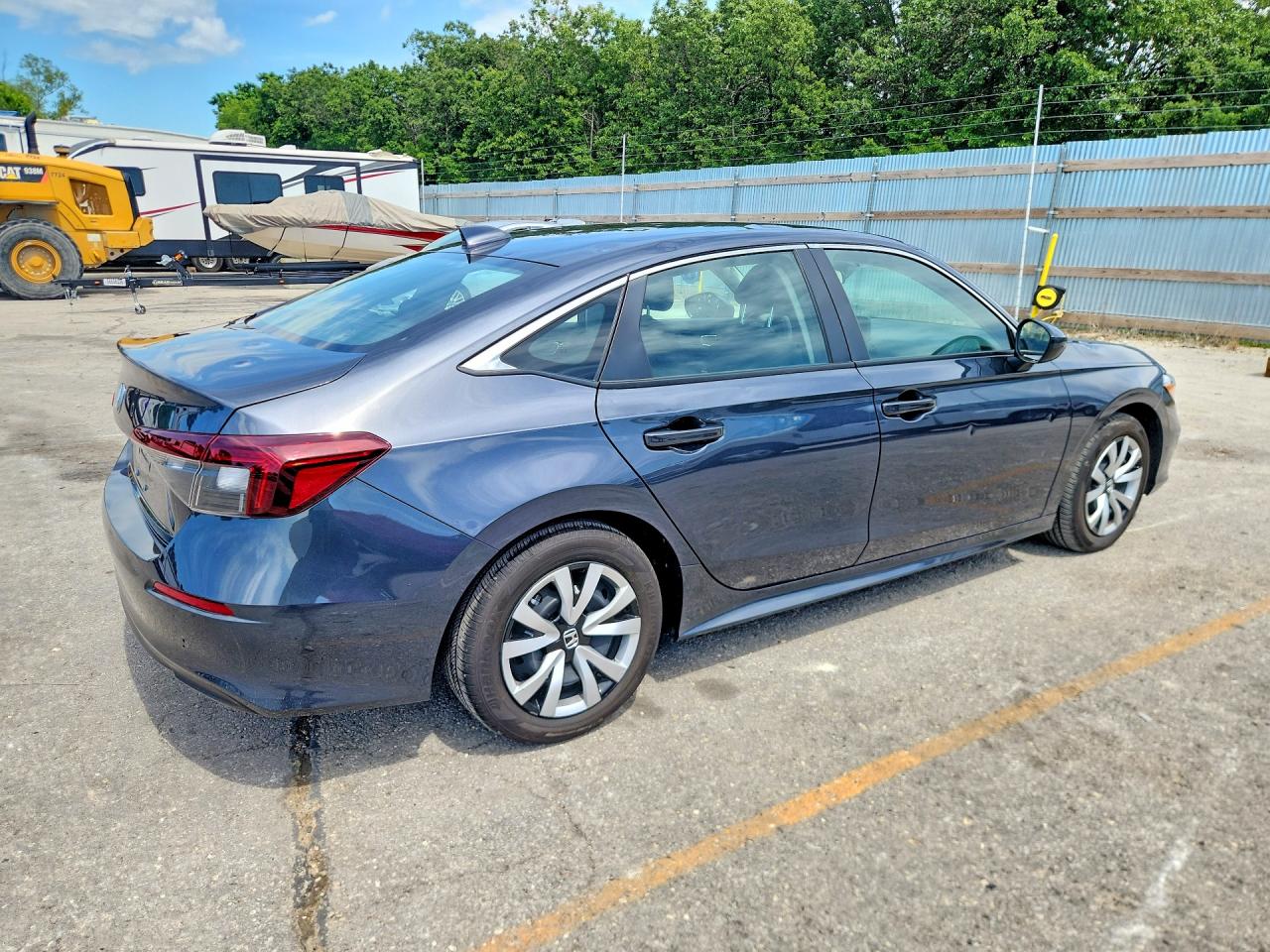2025 Honda Civic Lx Gray vin: 2HGFE2F21SH589902