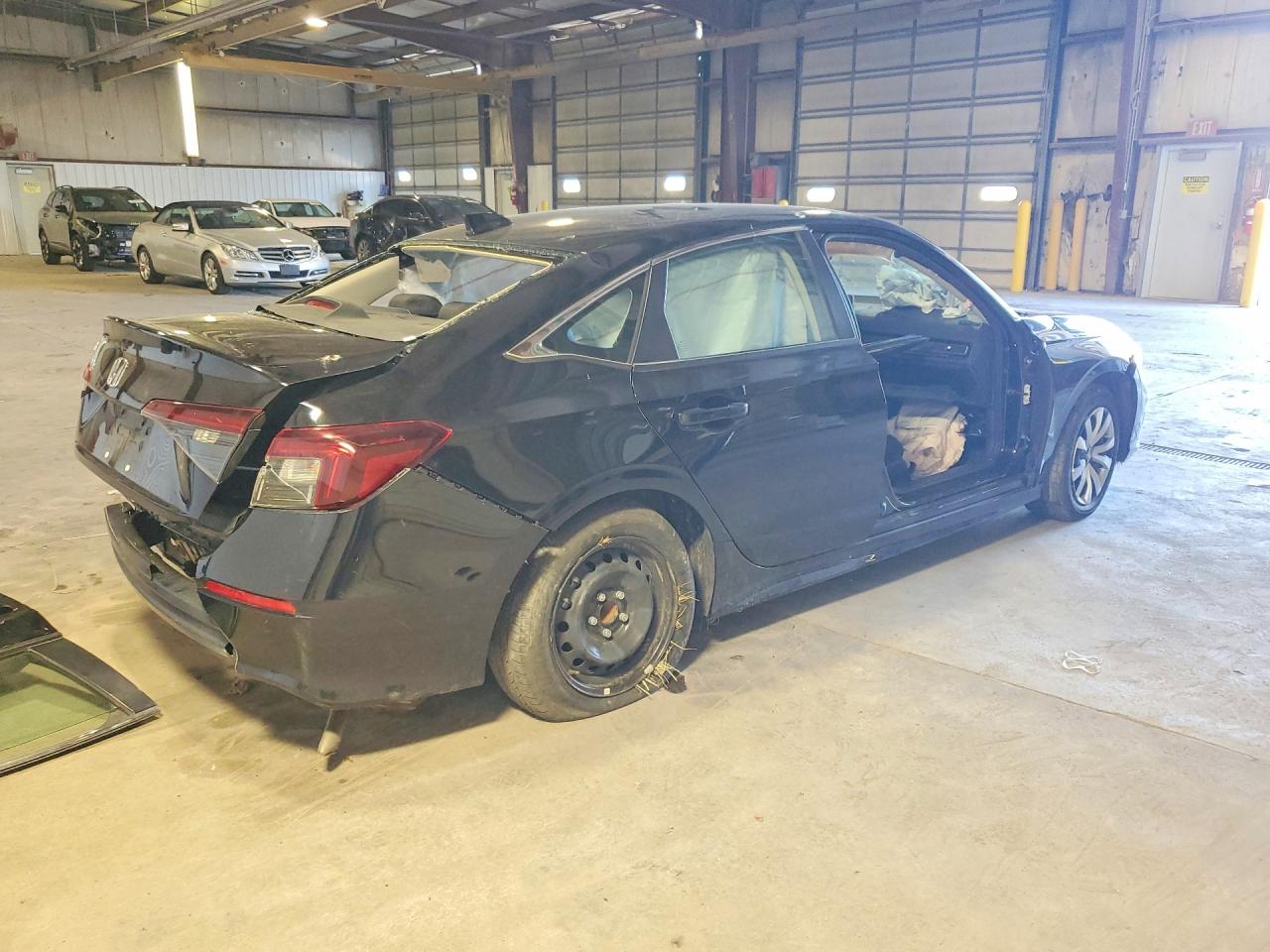 2025 Honda Civic Lx Black vin: 2HGFE2F21SH600493